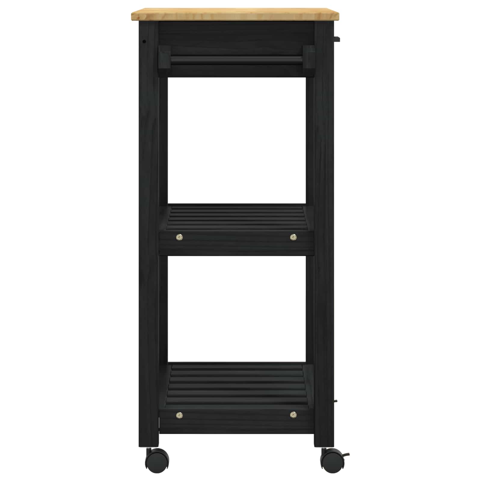 Chariot de cuisine Uni Noir 88,5 x 40 x 60 cm - XIOS