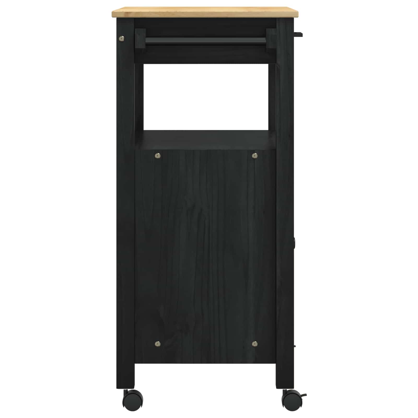 Chariot de cuisine MONZA Noir 60 x 40 x 88,5 cm - XIOS
