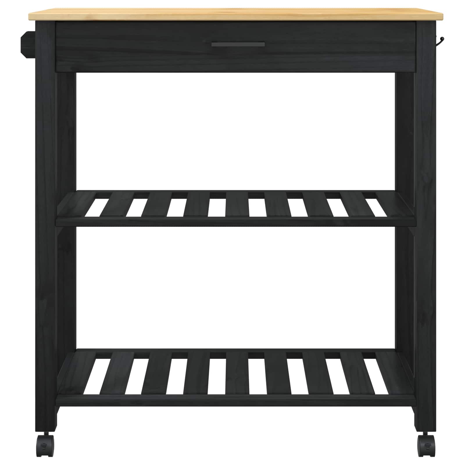 Chariot de cuisine Uni Noir 88,5 x 40 x 84 cm - XIOS