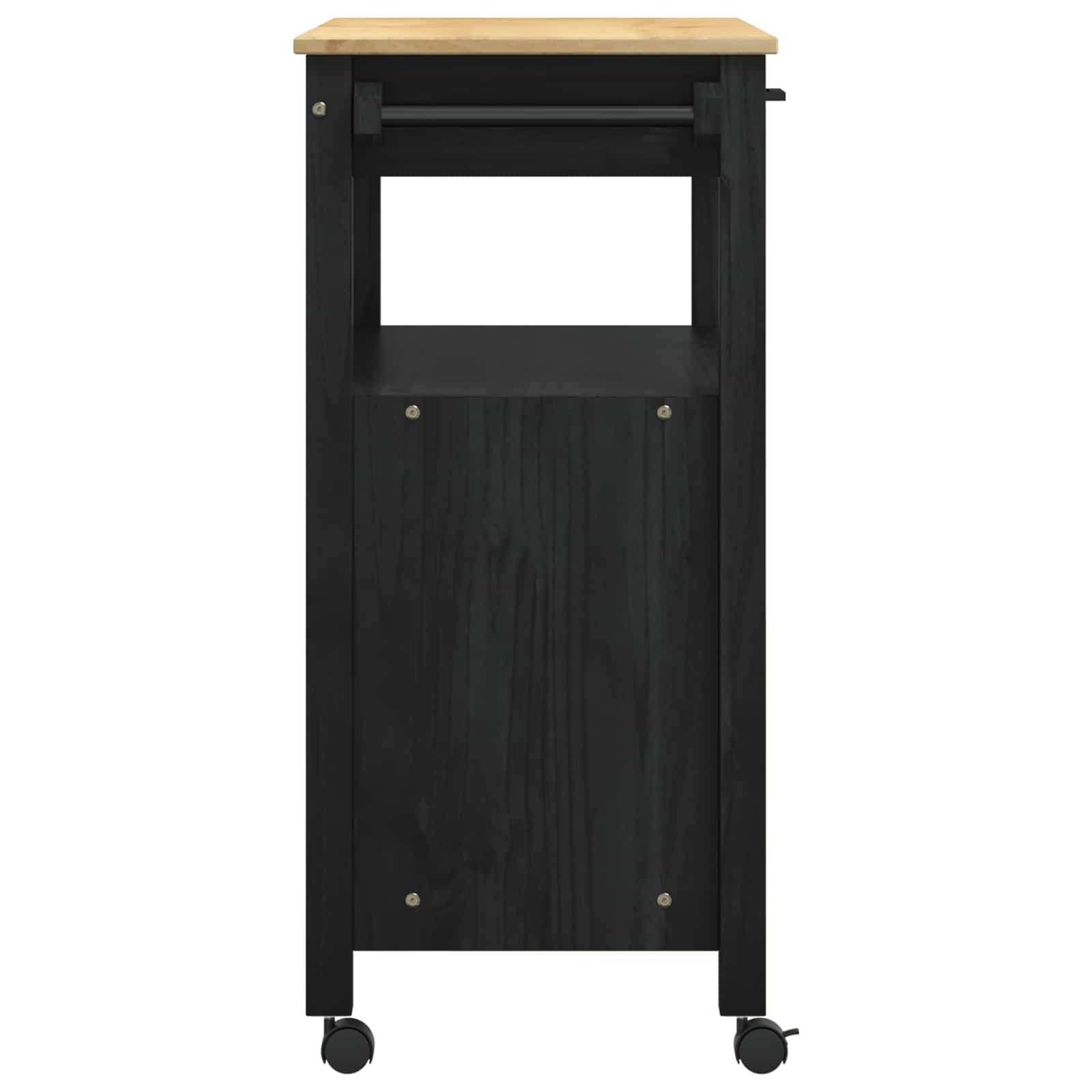 Chariot de cuisine MONZA Noir 84 x 40 x 88,5 cm - XIOS