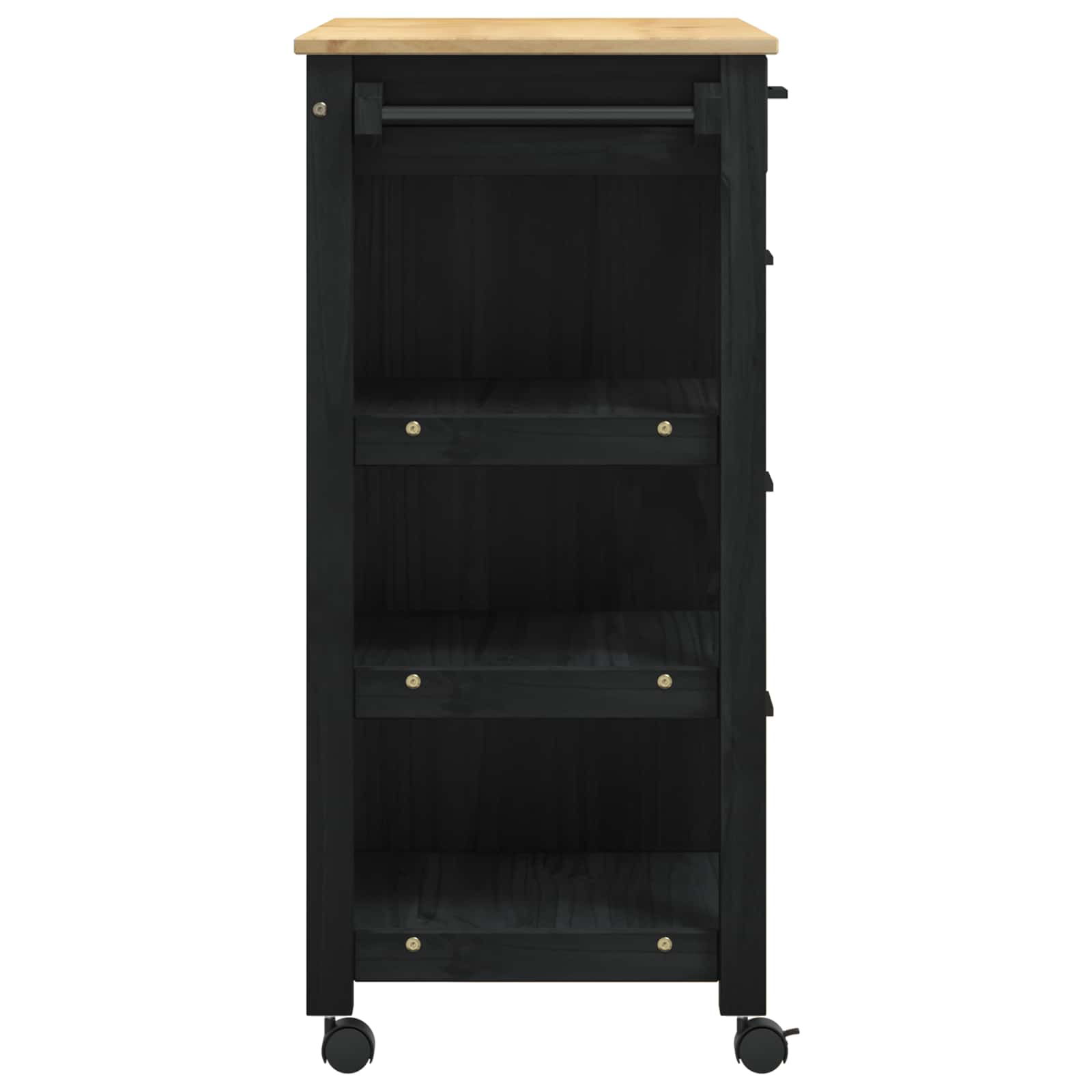 Chariot de cuisine MONZA Noir 84 x 40 x 88,5 cm - XIOS