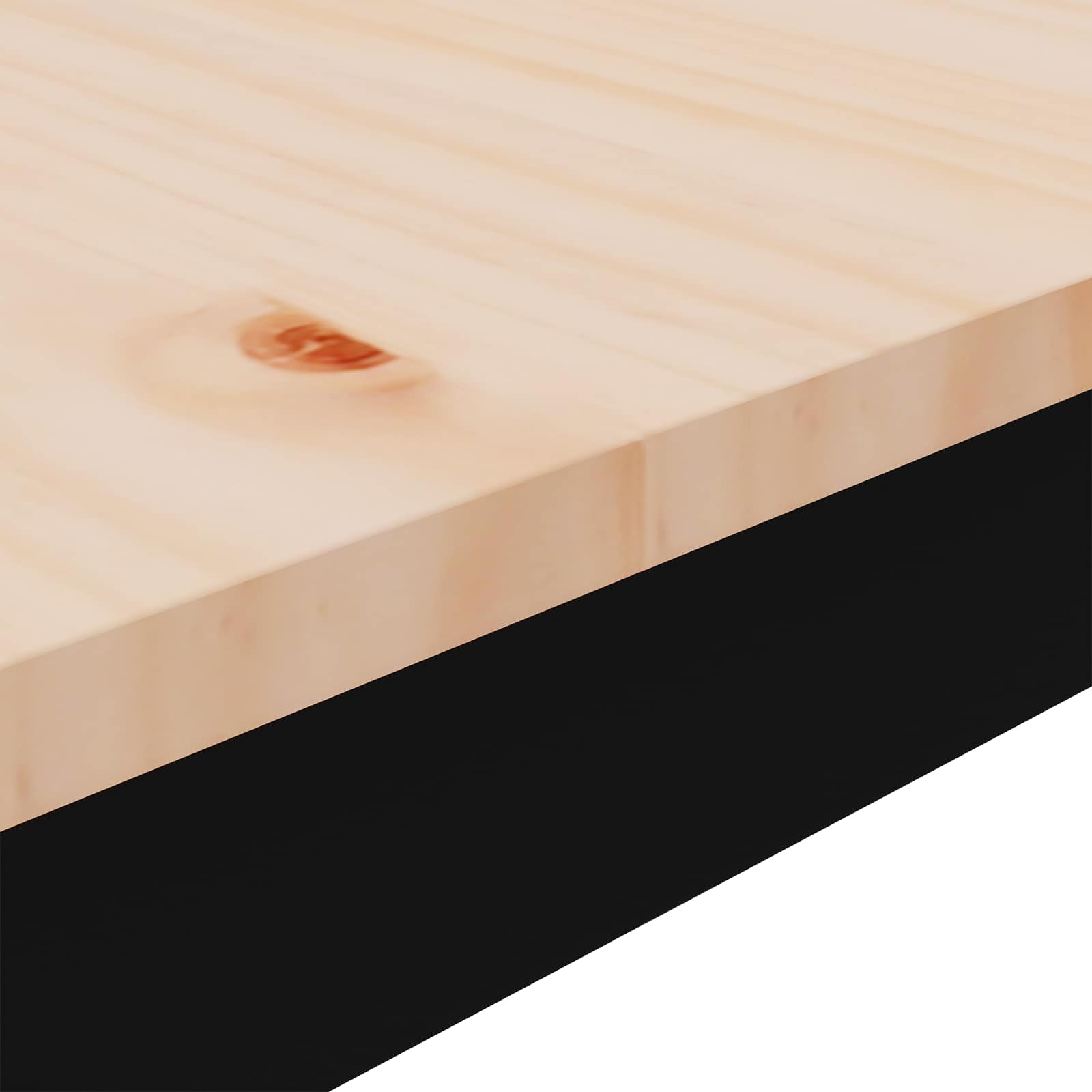 Table basse Naturel 100 x 50 x 45 cm Bois de pin massif - XIOS