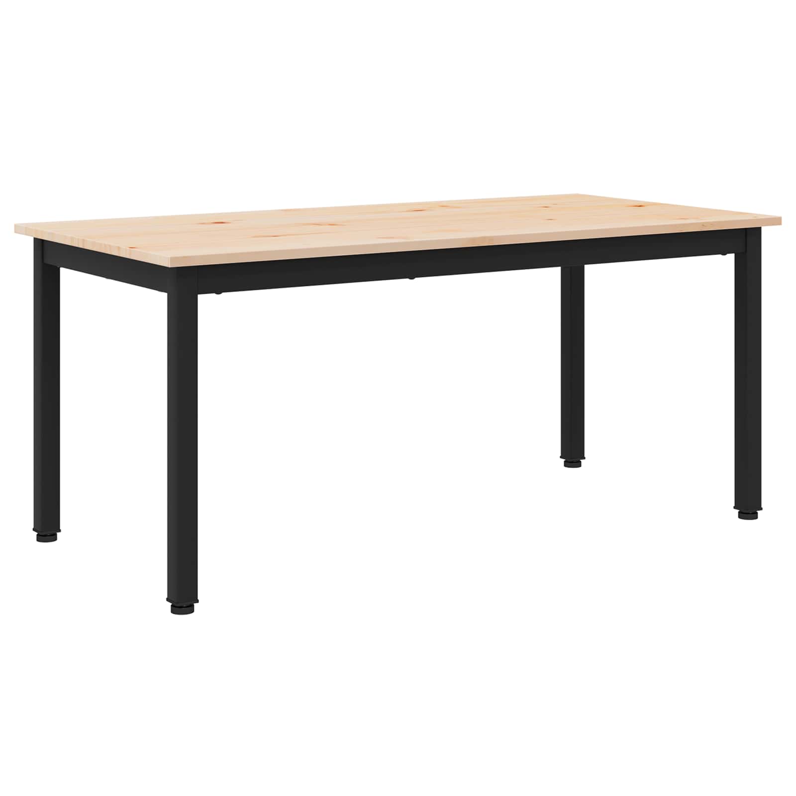 Table basse Naturel 100 x 50 x 45 cm Bois de pin massif - XIOS