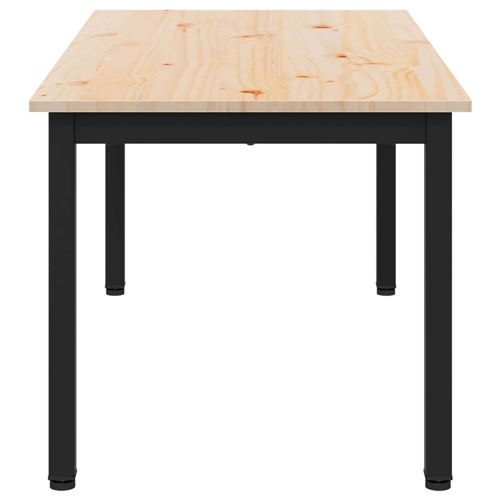 Table basse Naturel 100 x 50 x 45 cm Bois de pin massif - XIOS