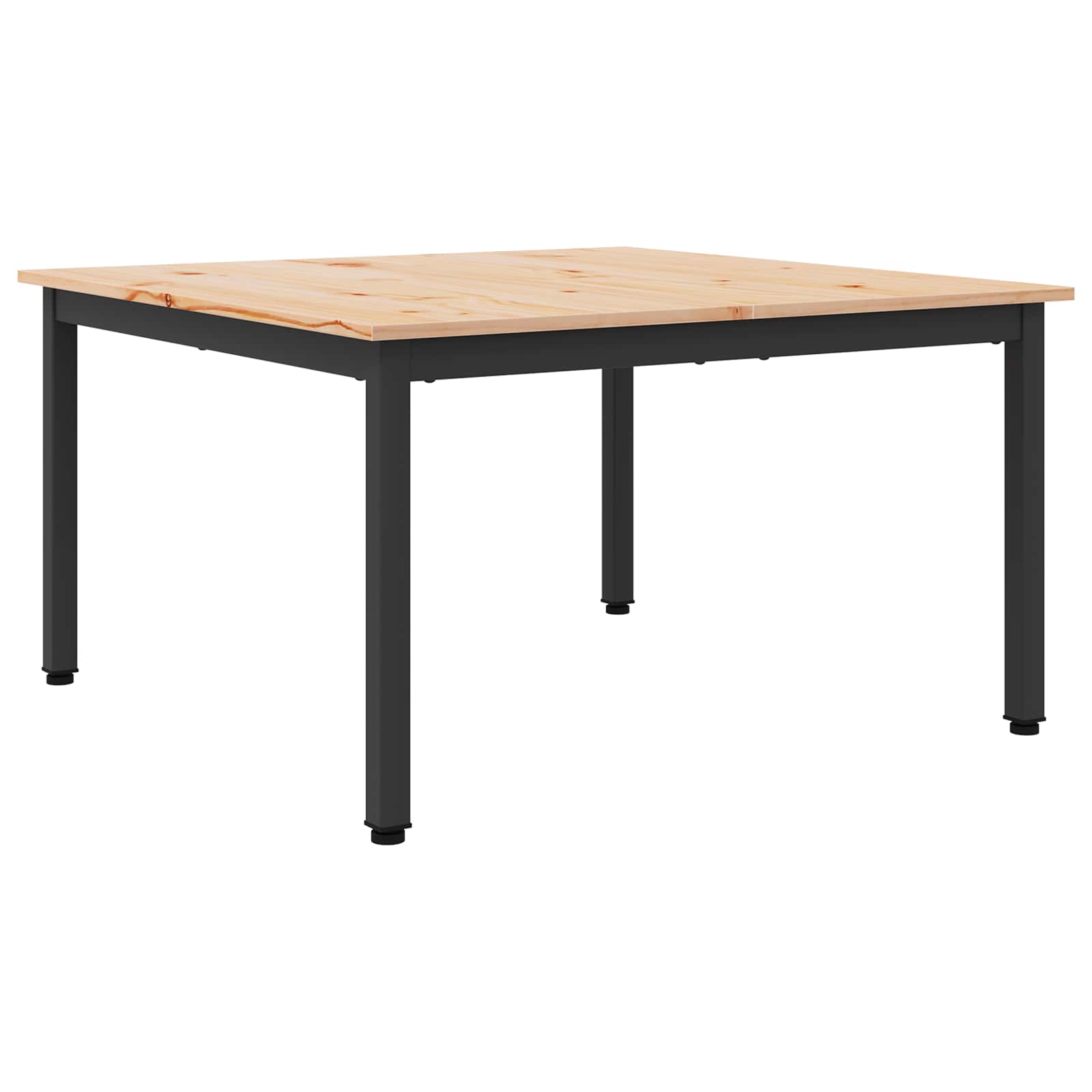 Table basse Naturel 80 x 80 x 45 cm Bois de pin massif - XIOS