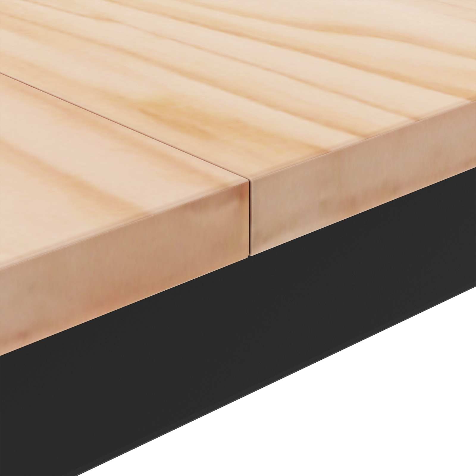 Table basse Naturel 100 x 100 x 45 cm Bois de pin massif - XIOS