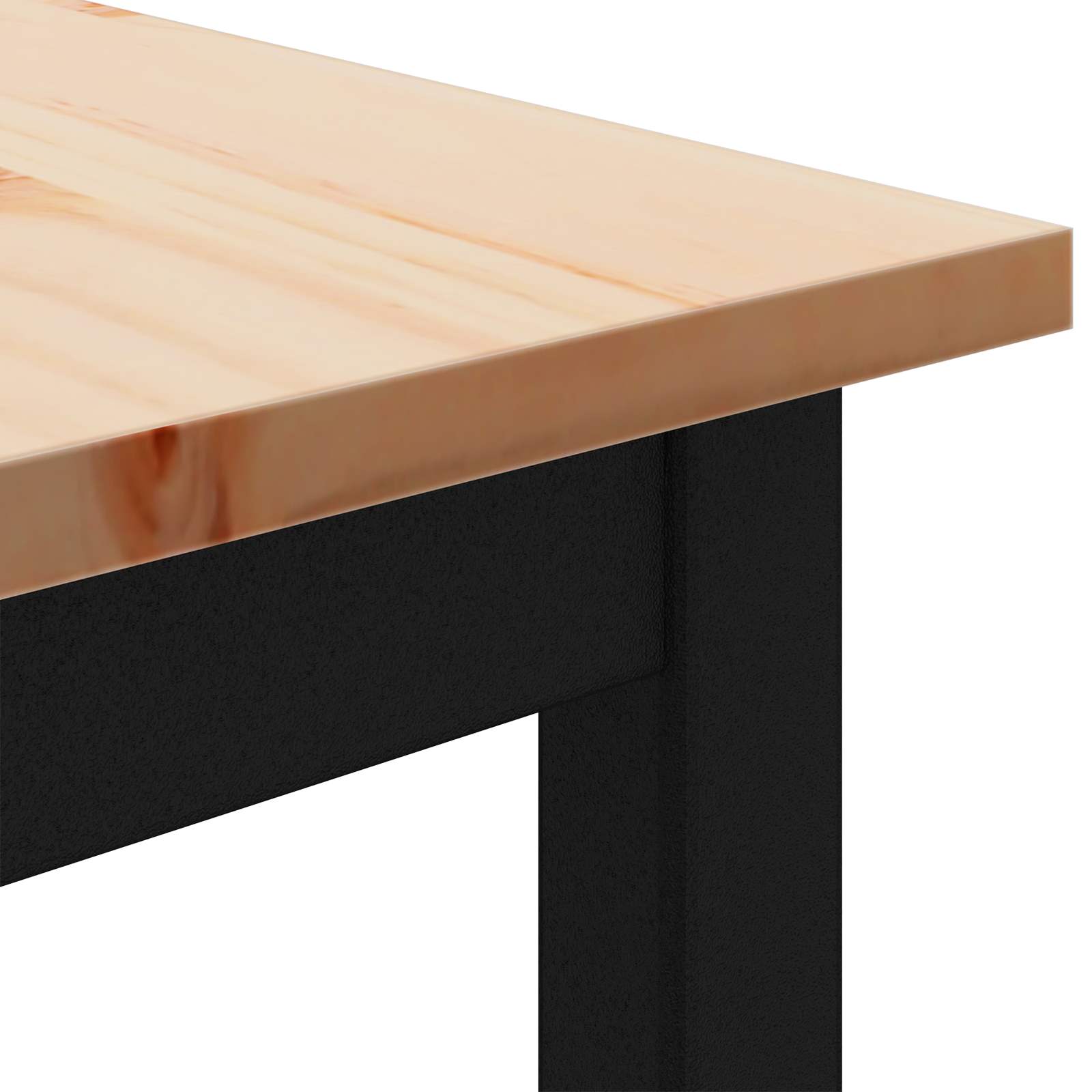 banc Naturel 80 x 35 x 45 cm Bois de pin massif - XIOS