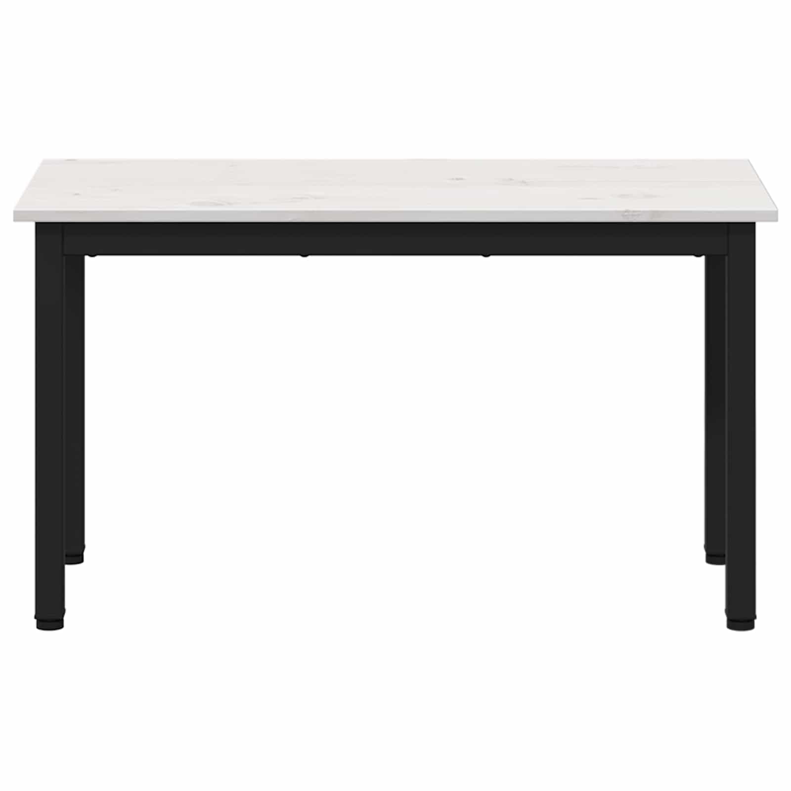 banc Blanc 80 x 35 x 45 cm Bois de pin massif - XIOS