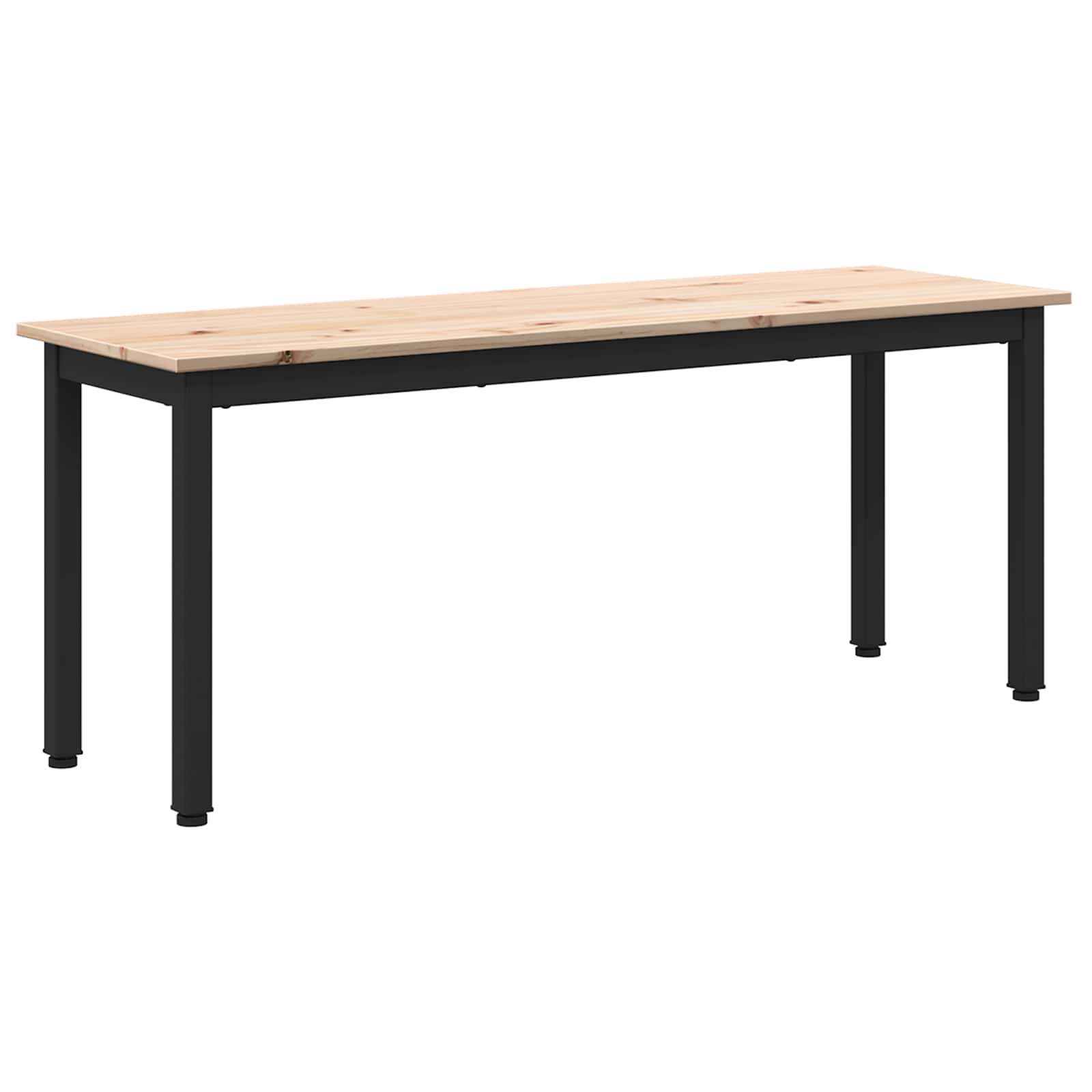 banc Naturel 110 x 35 x 45 cm Bois de pin massif - XIOS