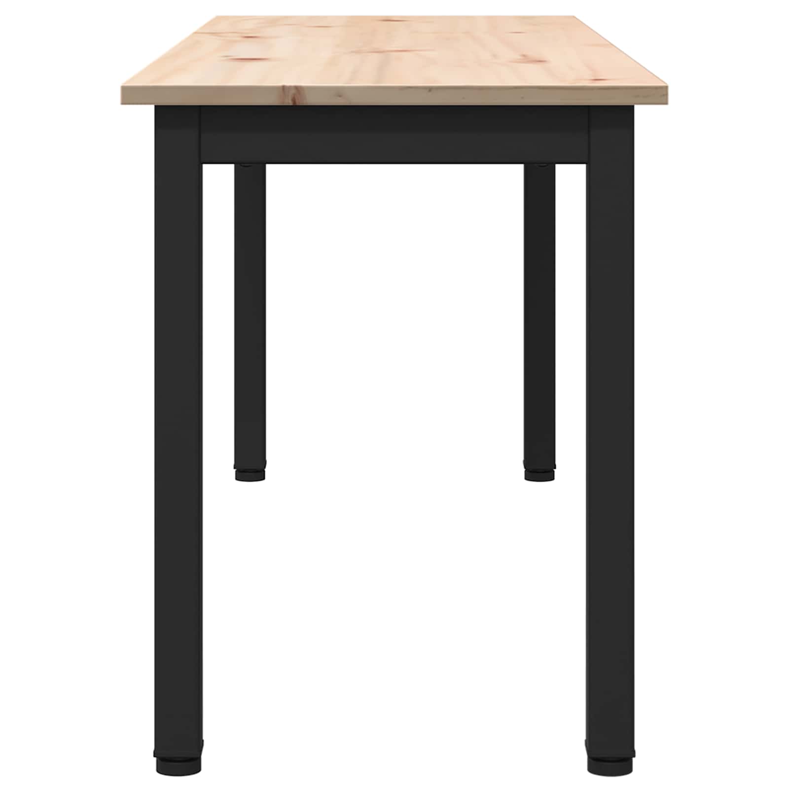 banc Naturel 110 x 35 x 45 cm Bois de pin massif - XIOS