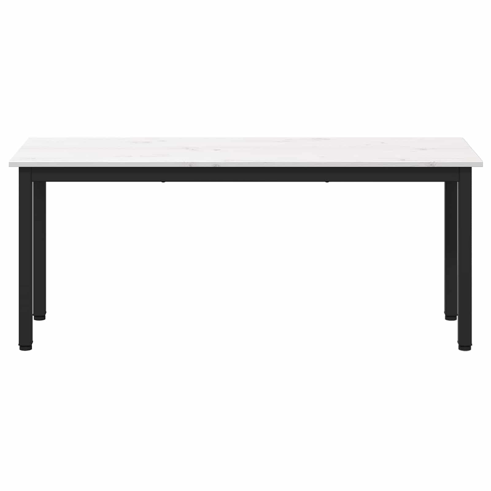 banc Blanc 110 x 35 x 45 cm Bois de pin massif - XIOS