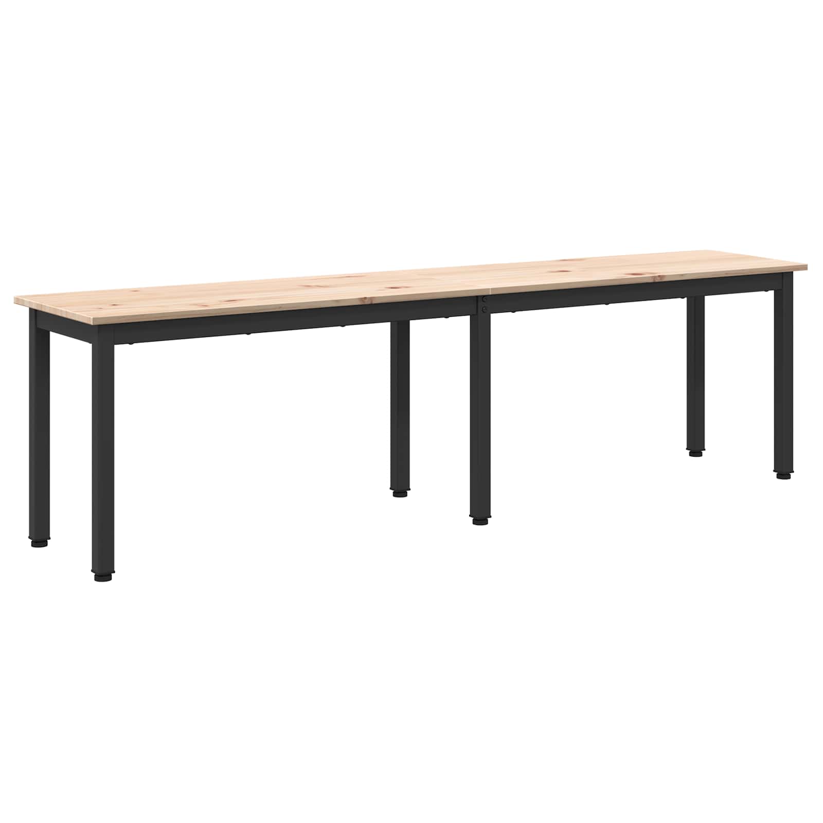 banc Naturel 160 x 35 x 45 cm Bois de pin massif - XIOS