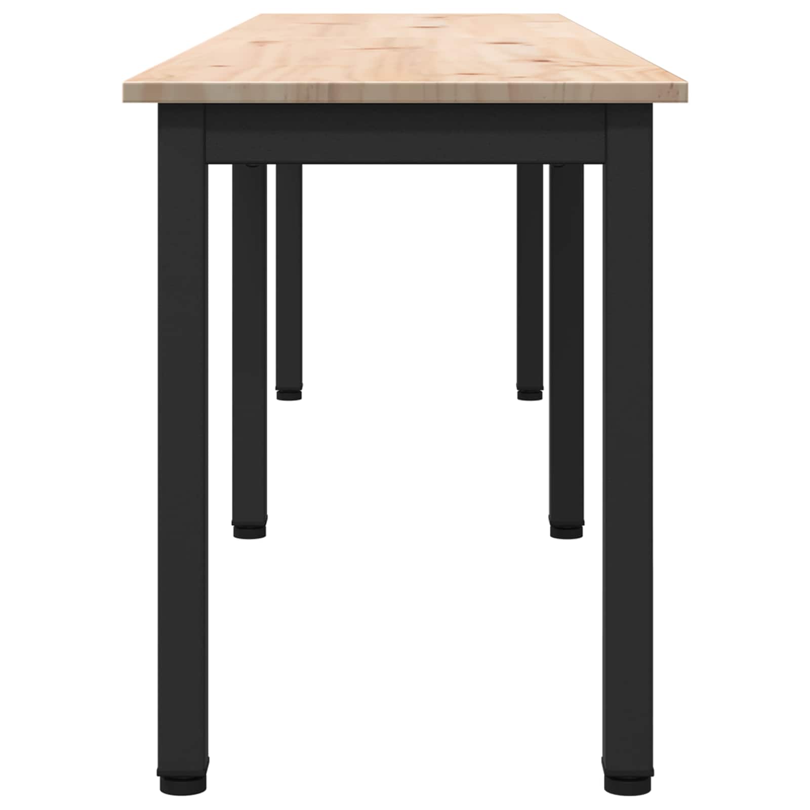 banc Naturel 160 x 35 x 45 cm Bois de pin massif - XIOS