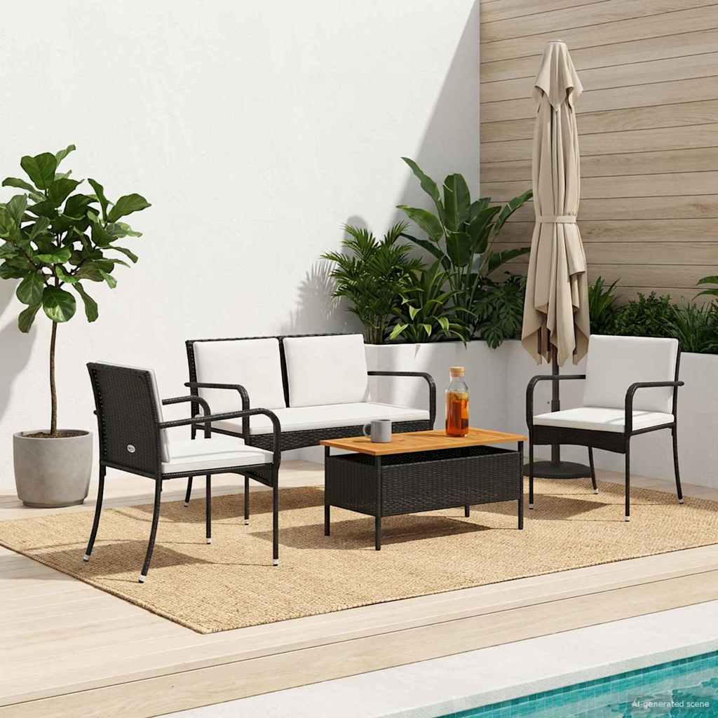 Ensemble de jardin avec coussin acier - XIOS