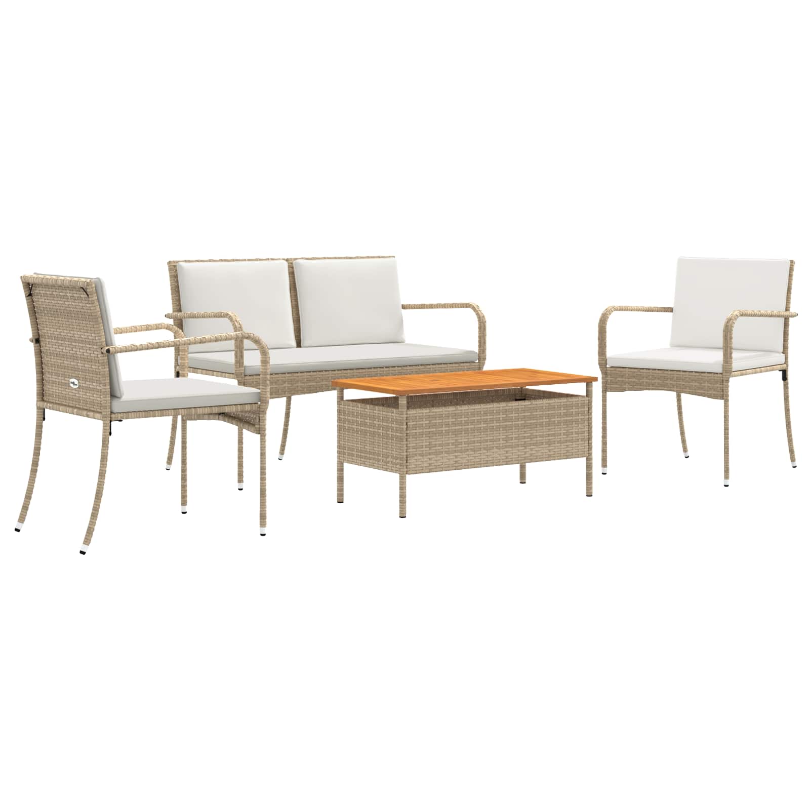Ensemble de jardin avec coussin acier - XIOS