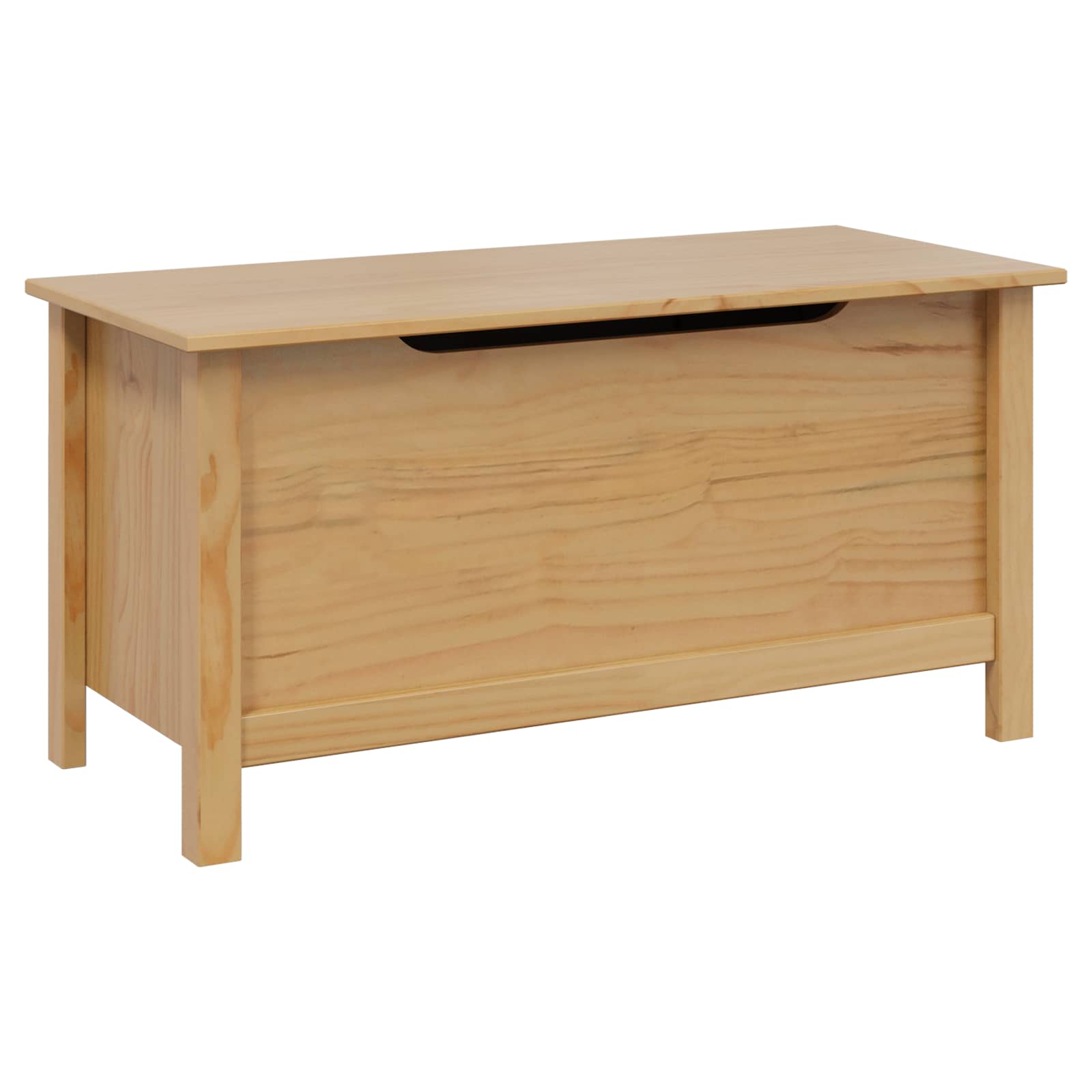 Boîte de rangement HILL Marron miel 90 x 40 x 45 cm Pin massif - XIOS
