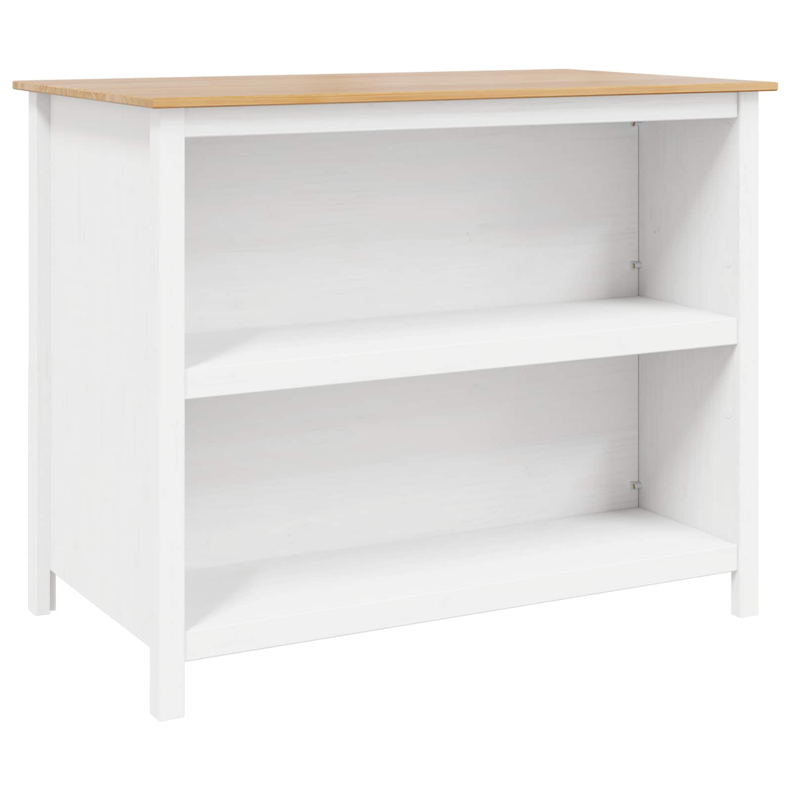 Îlots de Cuisine HILL Blanc 112 x 66 x 90 cm Pin massif - XIOS