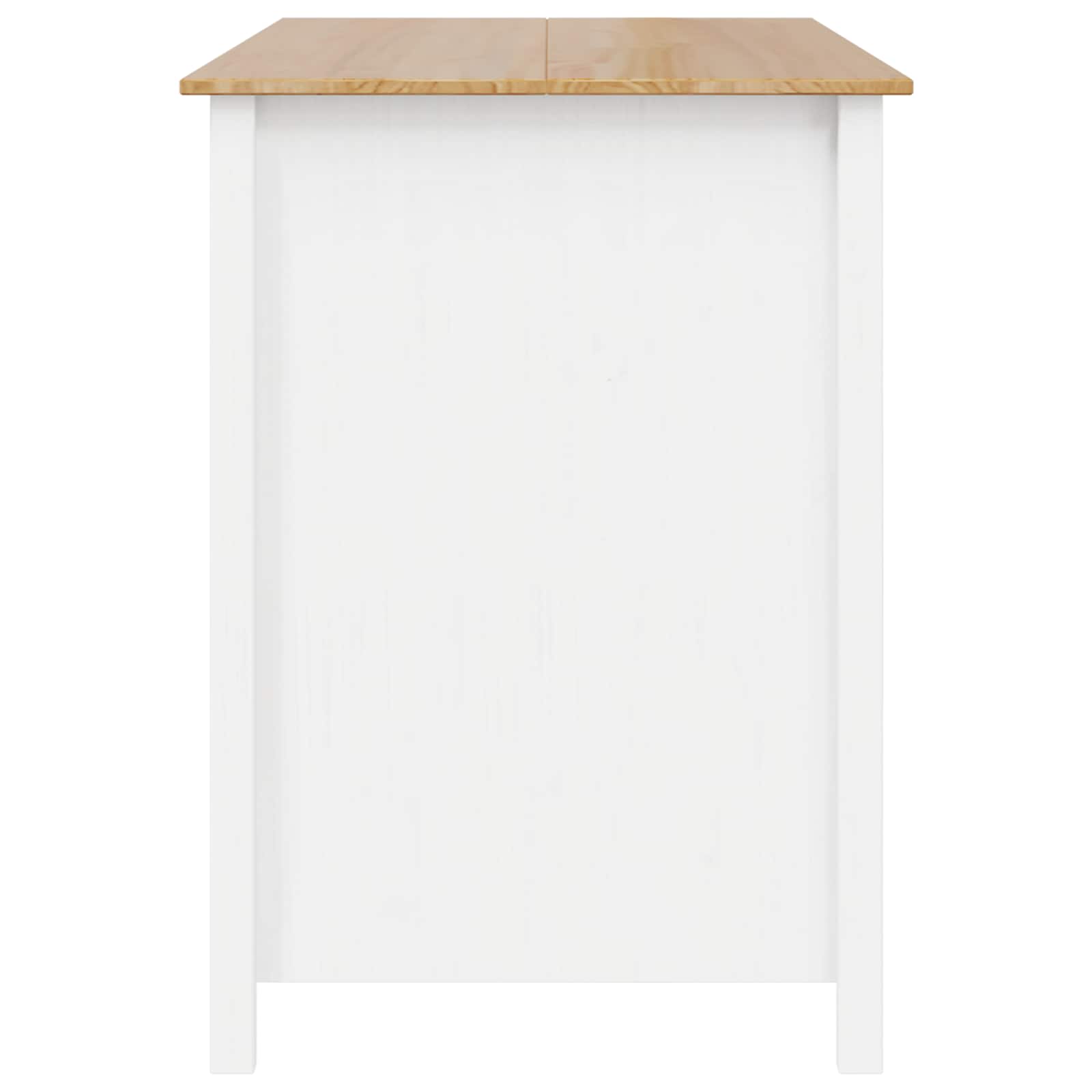 Îlots de Cuisine HILL Blanc 112 x 66 x 90 cm Pin massif - XIOS