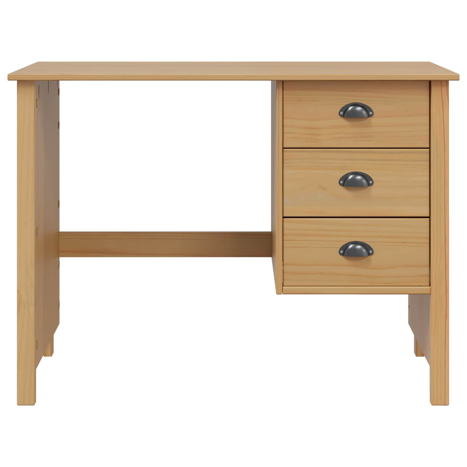 Bureau avec tiroirs avec tiroir Marron miel 100 x 45 x 74 cm - XIOS