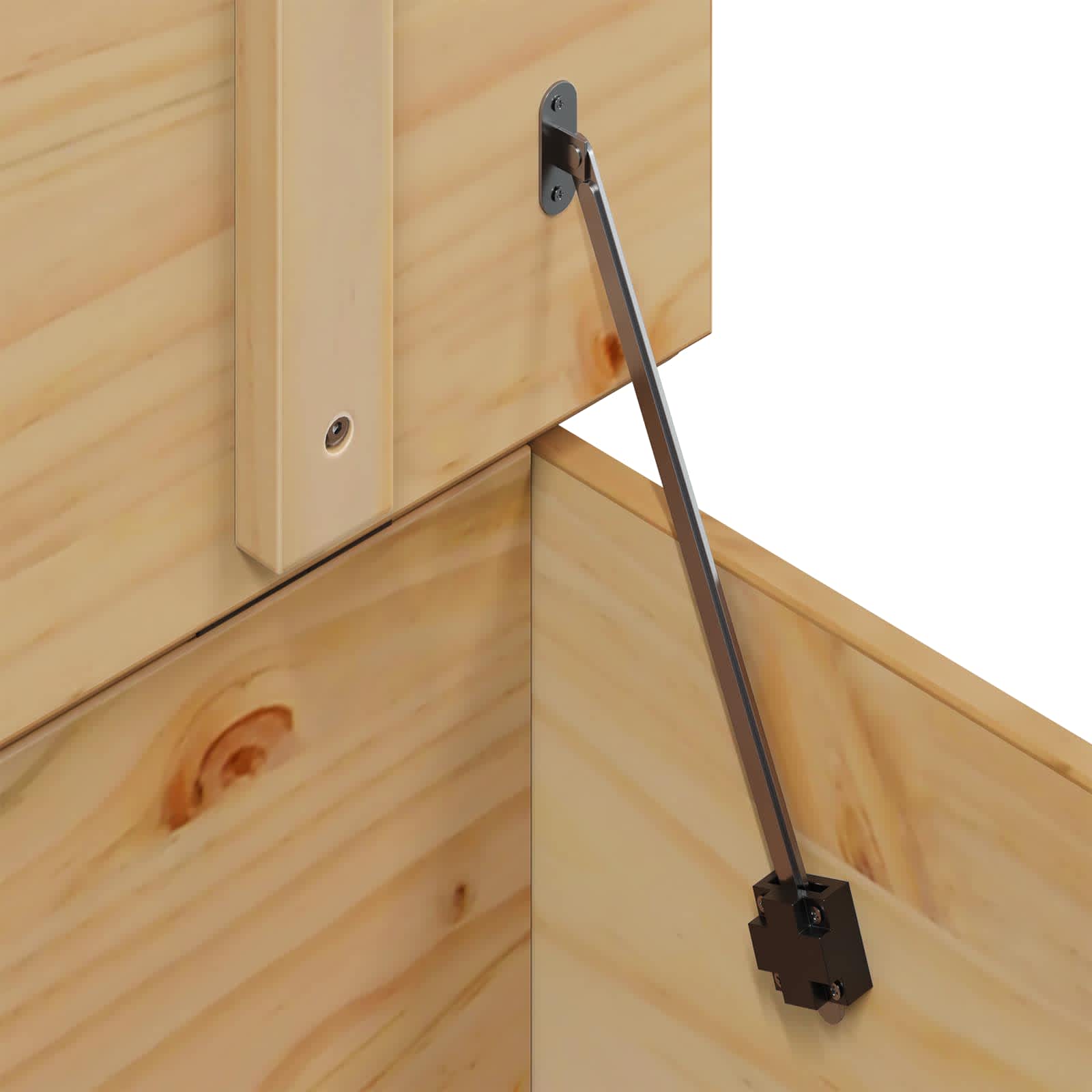 Table basse Marron miel 79,5 x 79,5 x 49 cm Bois de Pin Massif - XIOS