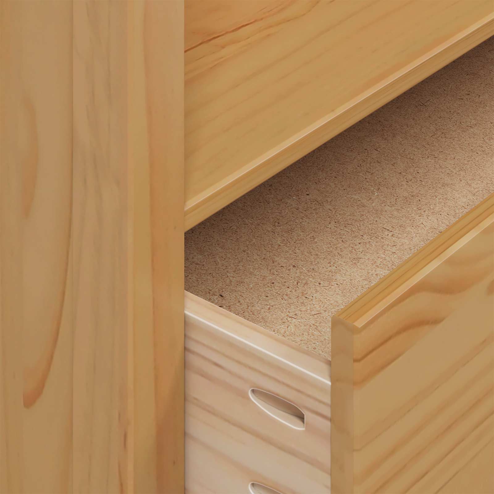 Armoire Marron miel 84 x 50 x 170 cm Bois de Pin Massif - XIOS