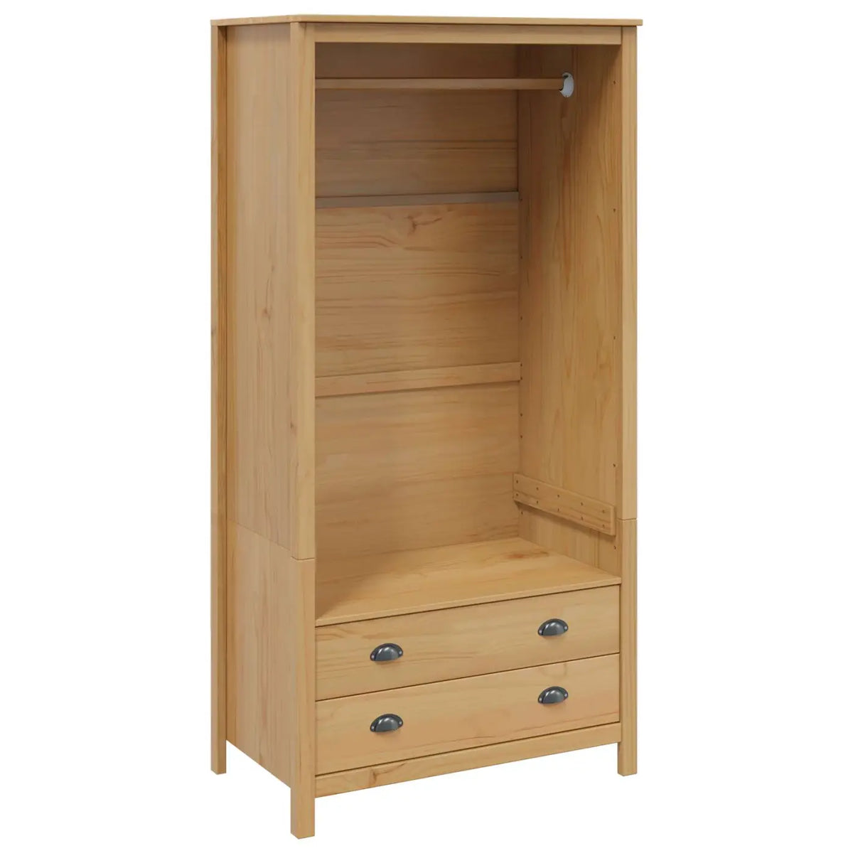 Armoire HILL Marron miel 84 x 50 x 170 cm Pin massif - XIOS
