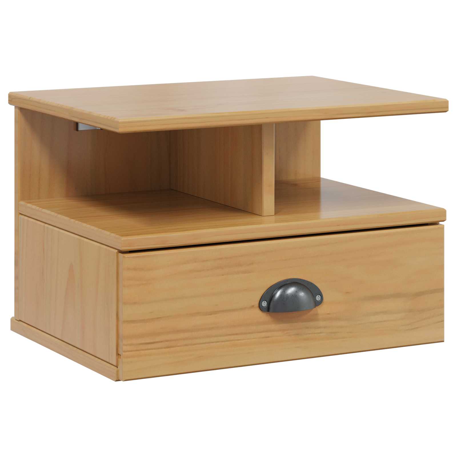 Cabinet de chevet avec tiroir Marron miel 40 x 31 x 27 cm - XIOS
