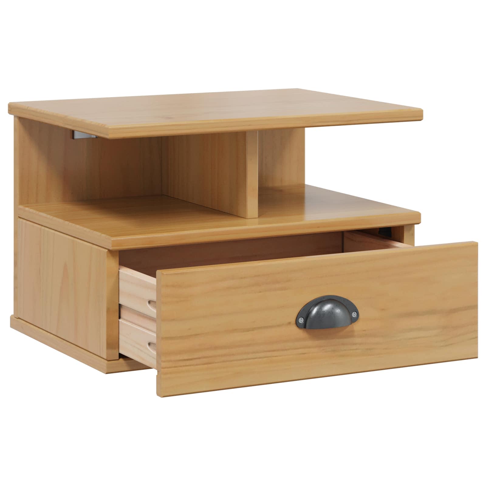 Cabinet de chevet avec tiroir Marron miel 40 x 31 x 27 cm - XIOS