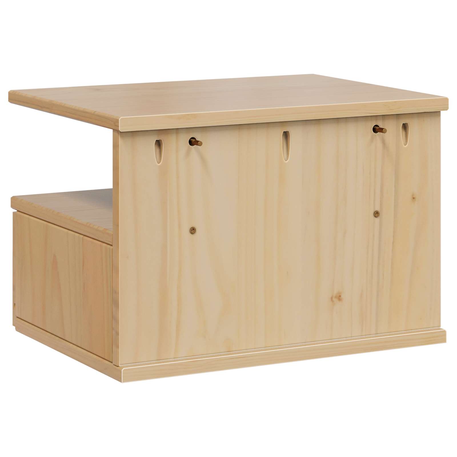 Cabinet de chevet avec tiroir Marron miel 40 x 31 x 27 cm - XIOS