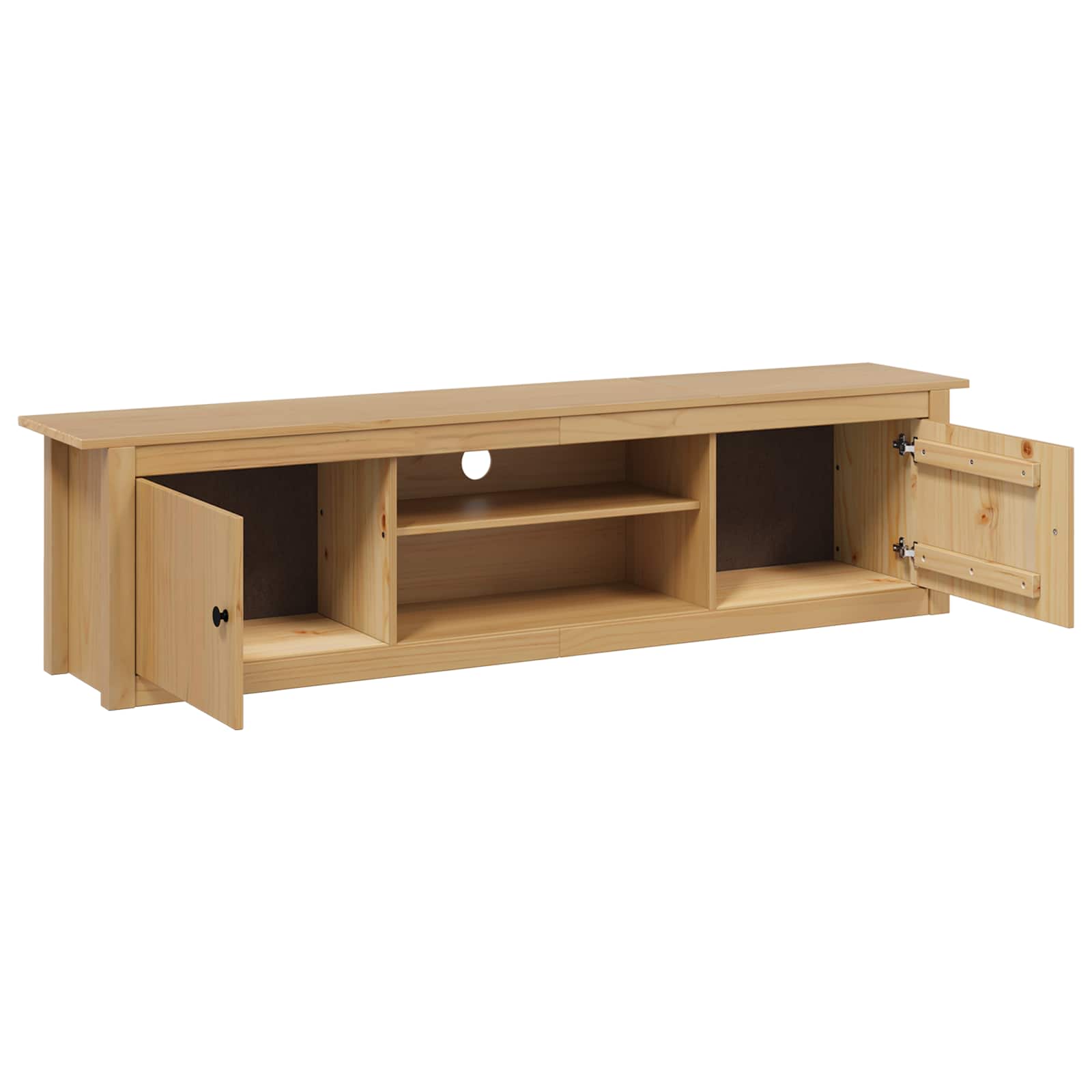 Support pour TV HILL Marron miel 158 x 40 x 39,5 cm Pin massif - XIOS