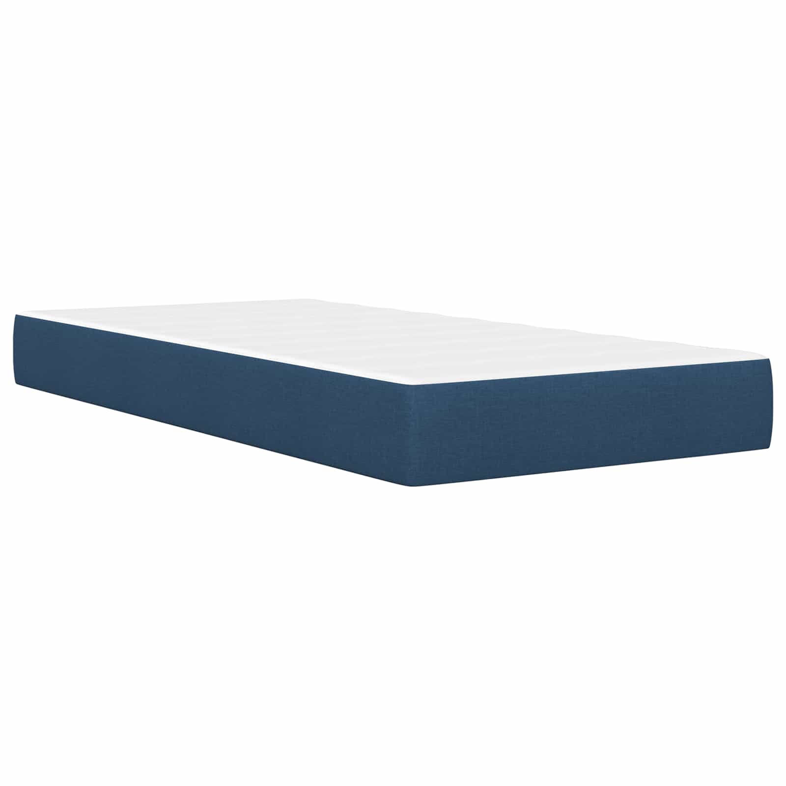 Cadre de lit avec matelas Bleu 80x 200 cm Polyester - XIOS