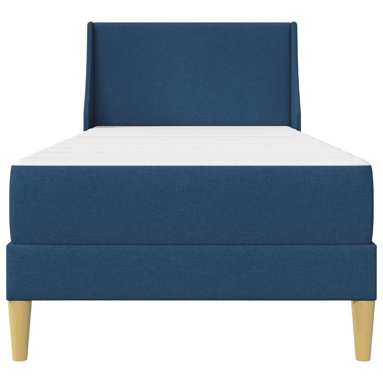 Cadre de lit avec matelas Bleu 80x 200 cm Polyester - XIOS