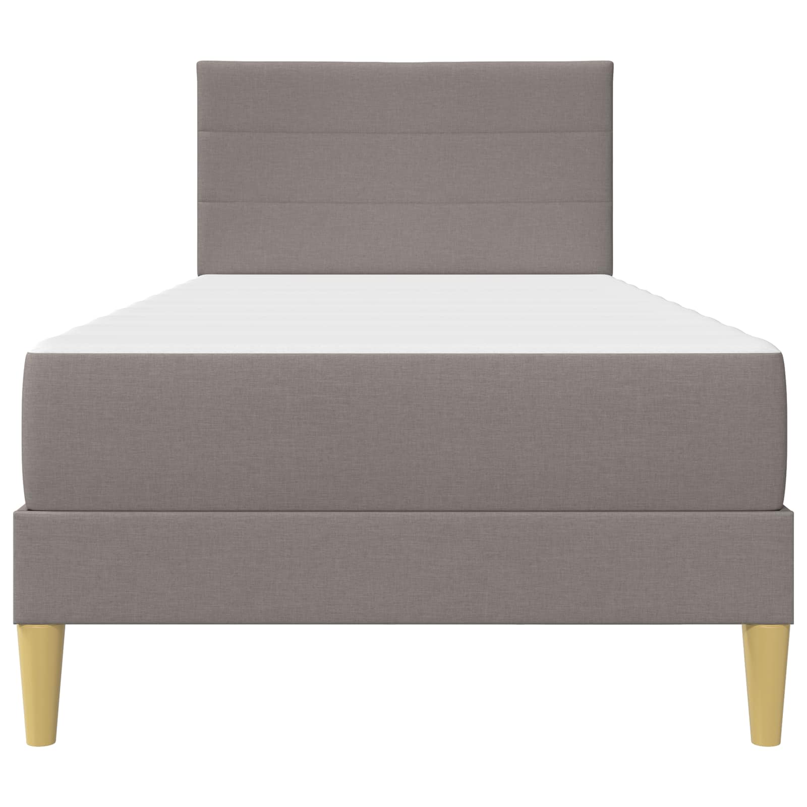 Cadre de lit Taupe 90 x 200 cm Polyester - XIOS