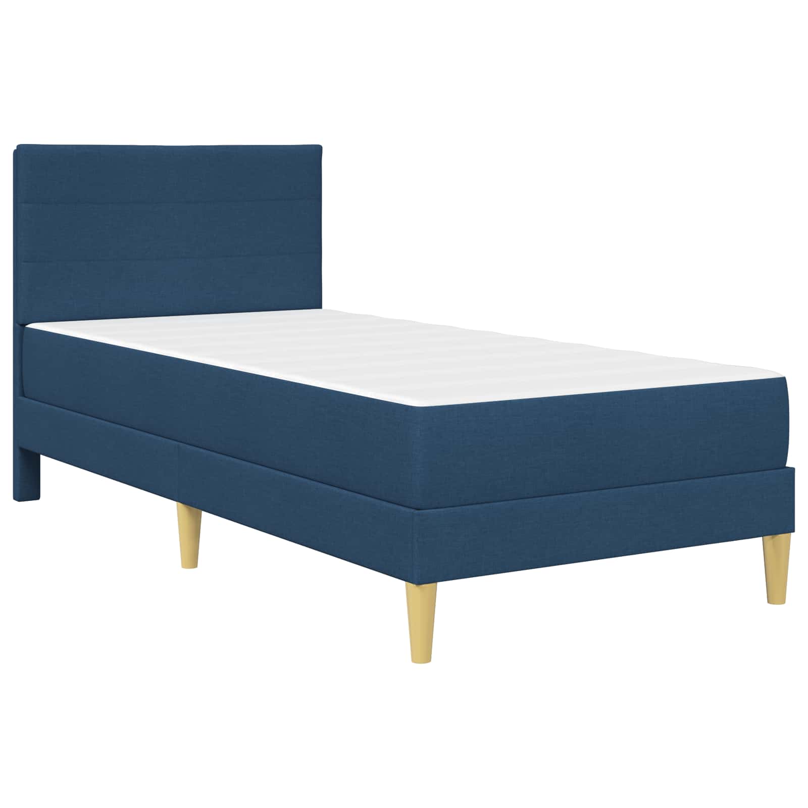 Cadre de lit Bleu 100 x 200 cm Polyester - XIOS
