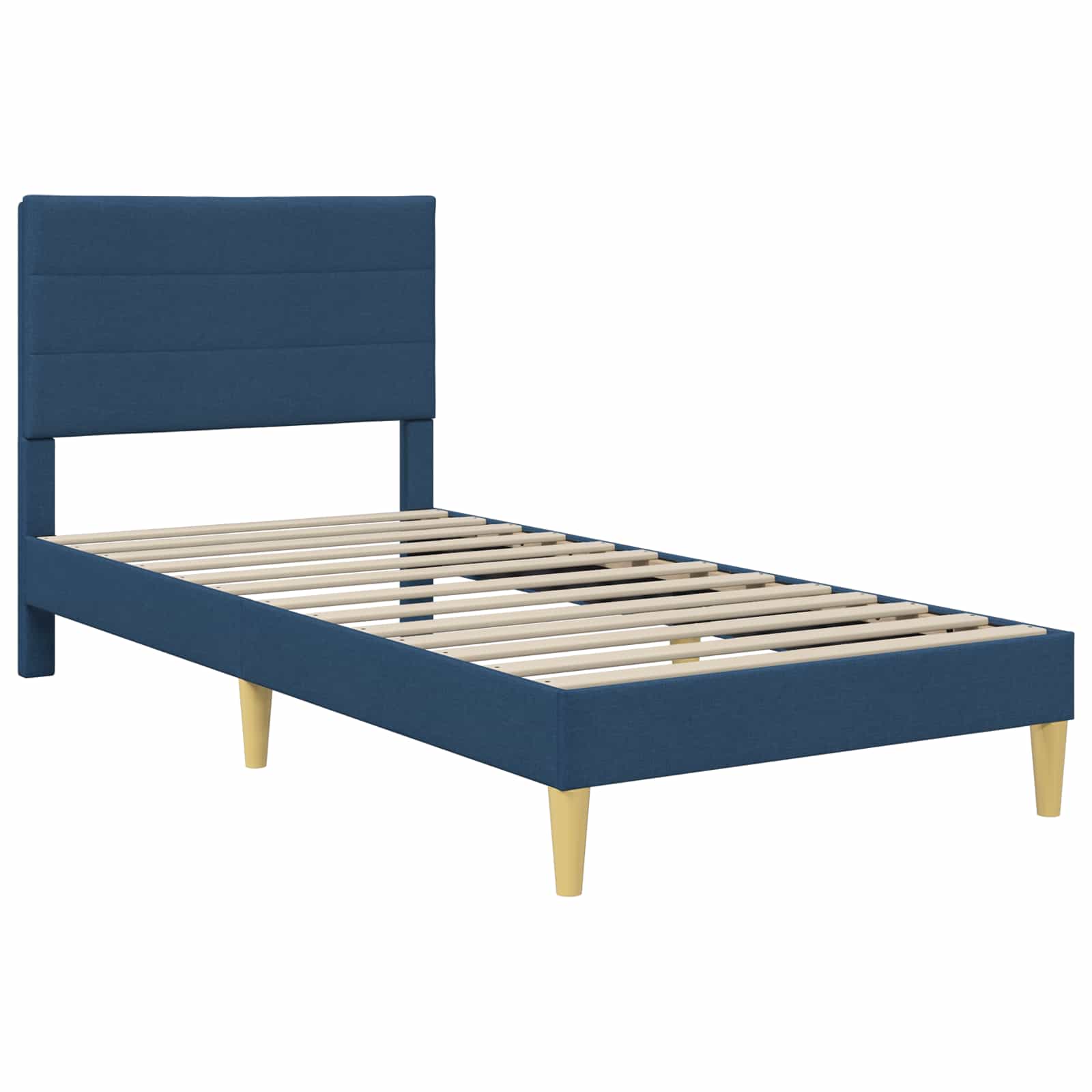 Cadre de lit Bleu 100 x 200 cm Polyester - XIOS