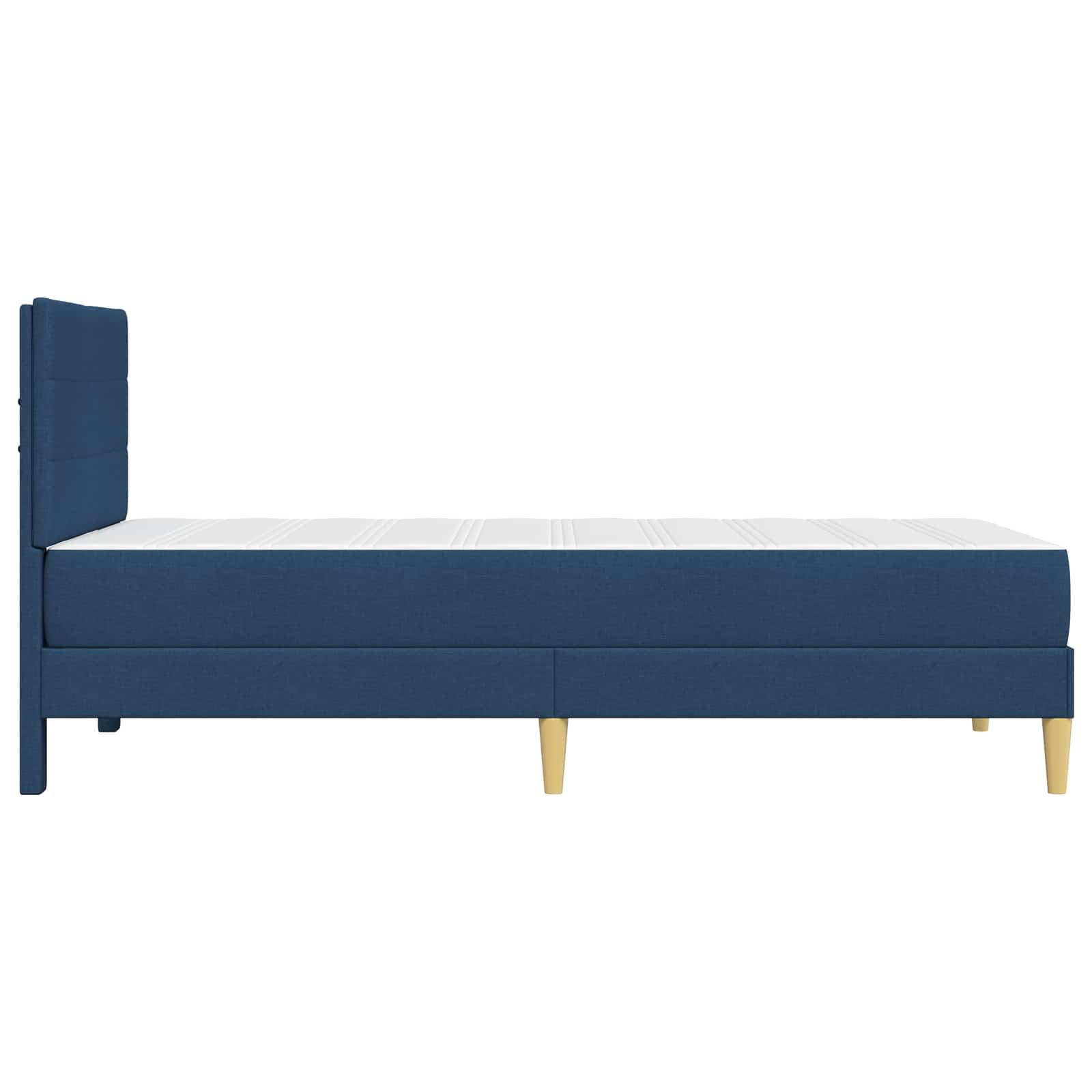Cadre de lit Bleu 100 x 200 cm Polyester - XIOS