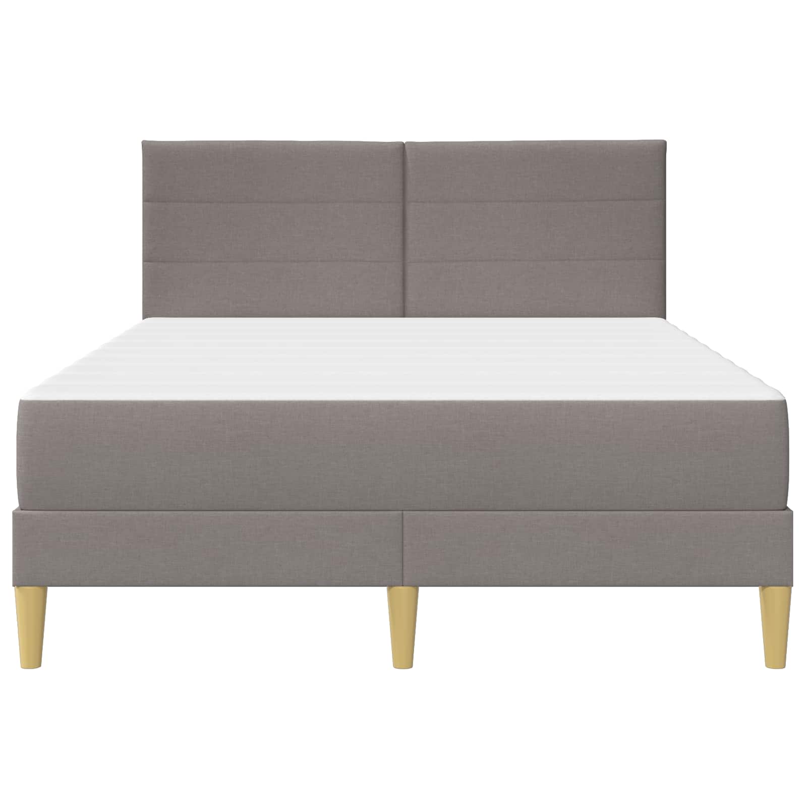 Cadre de lit Taupe 120 x 200 cm Polyester - XIOS
