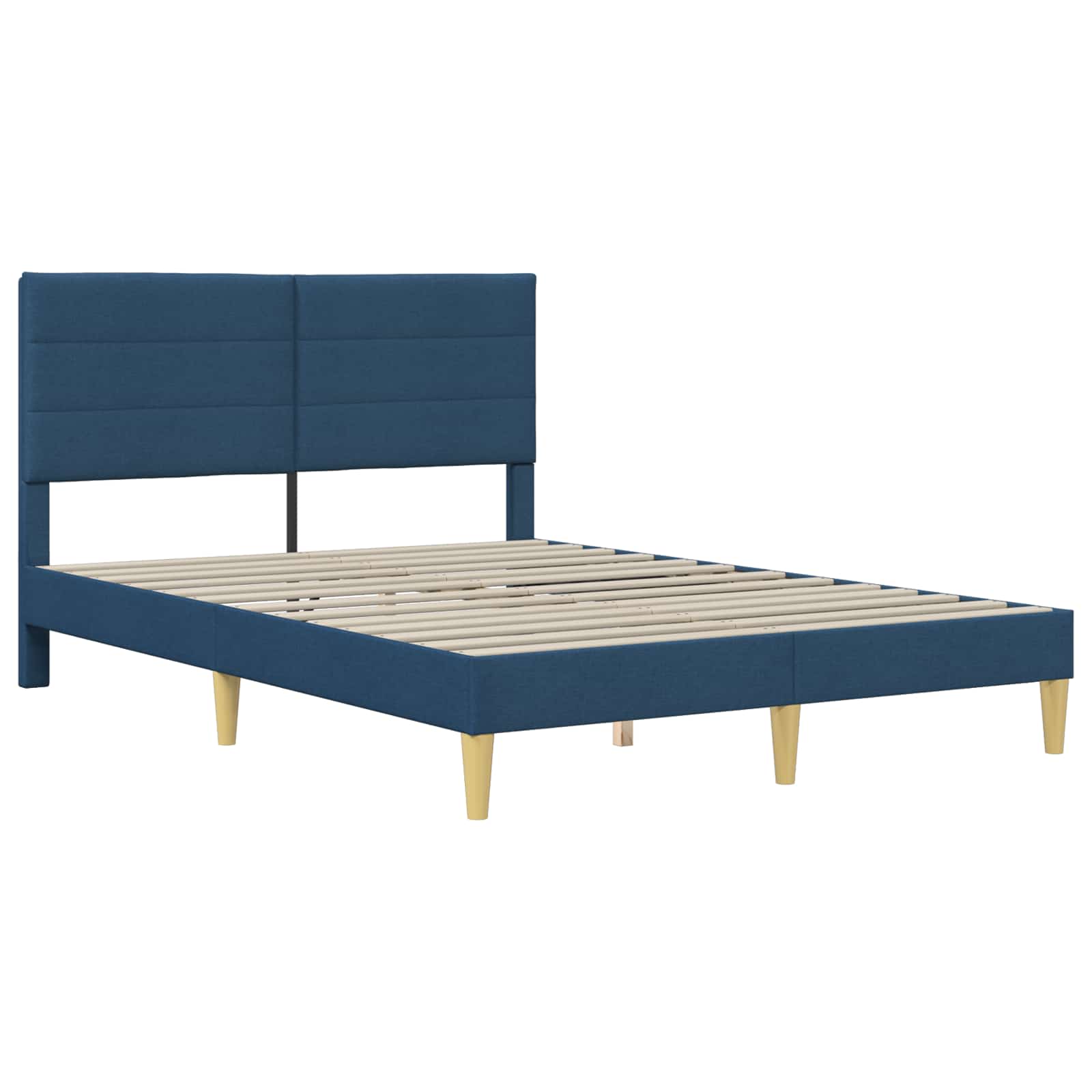 Cadre de lit Bleu 120 x 200 cm Polyester - XIOS