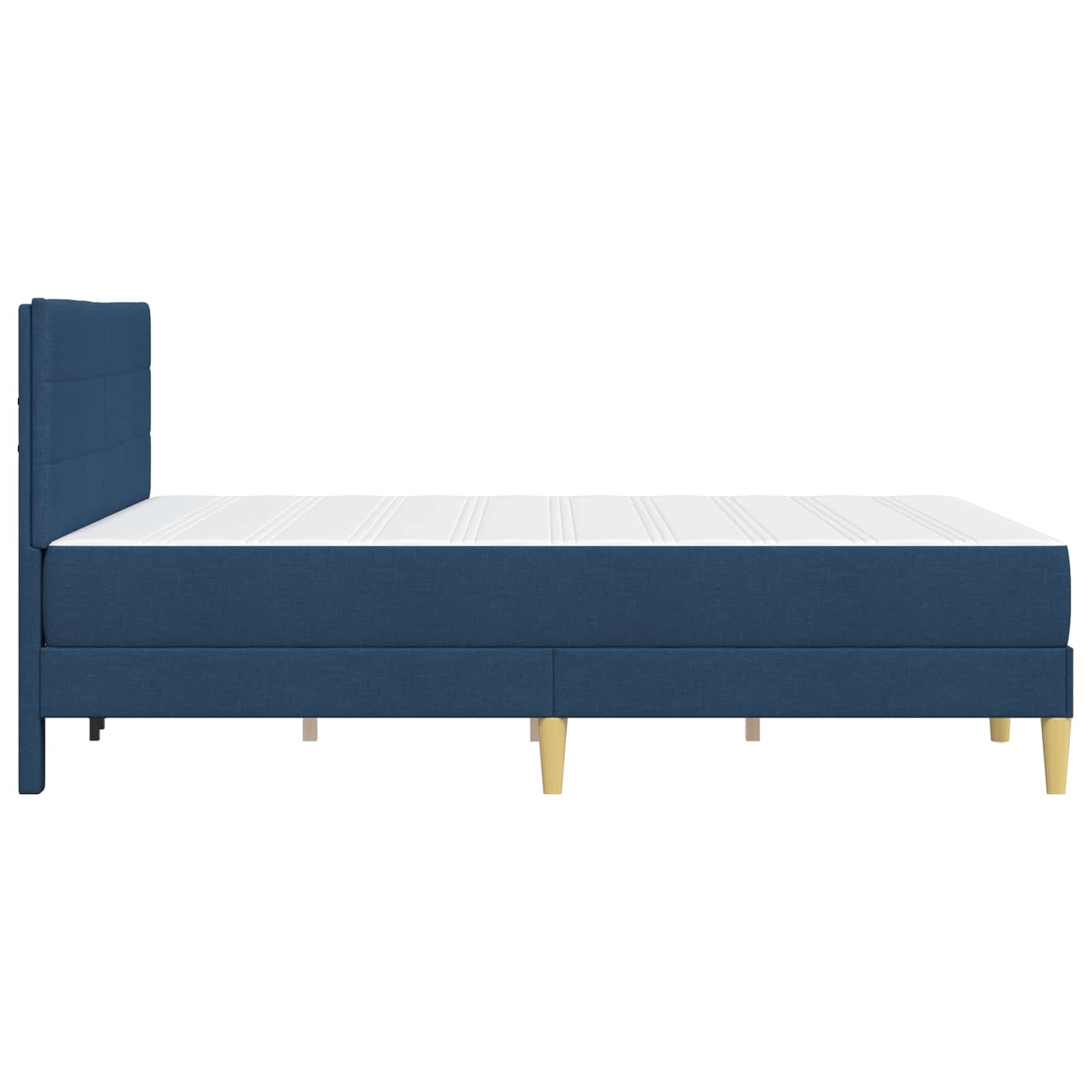 Cadre de lit Bleu 120 x 200 cm Polyester - XIOS