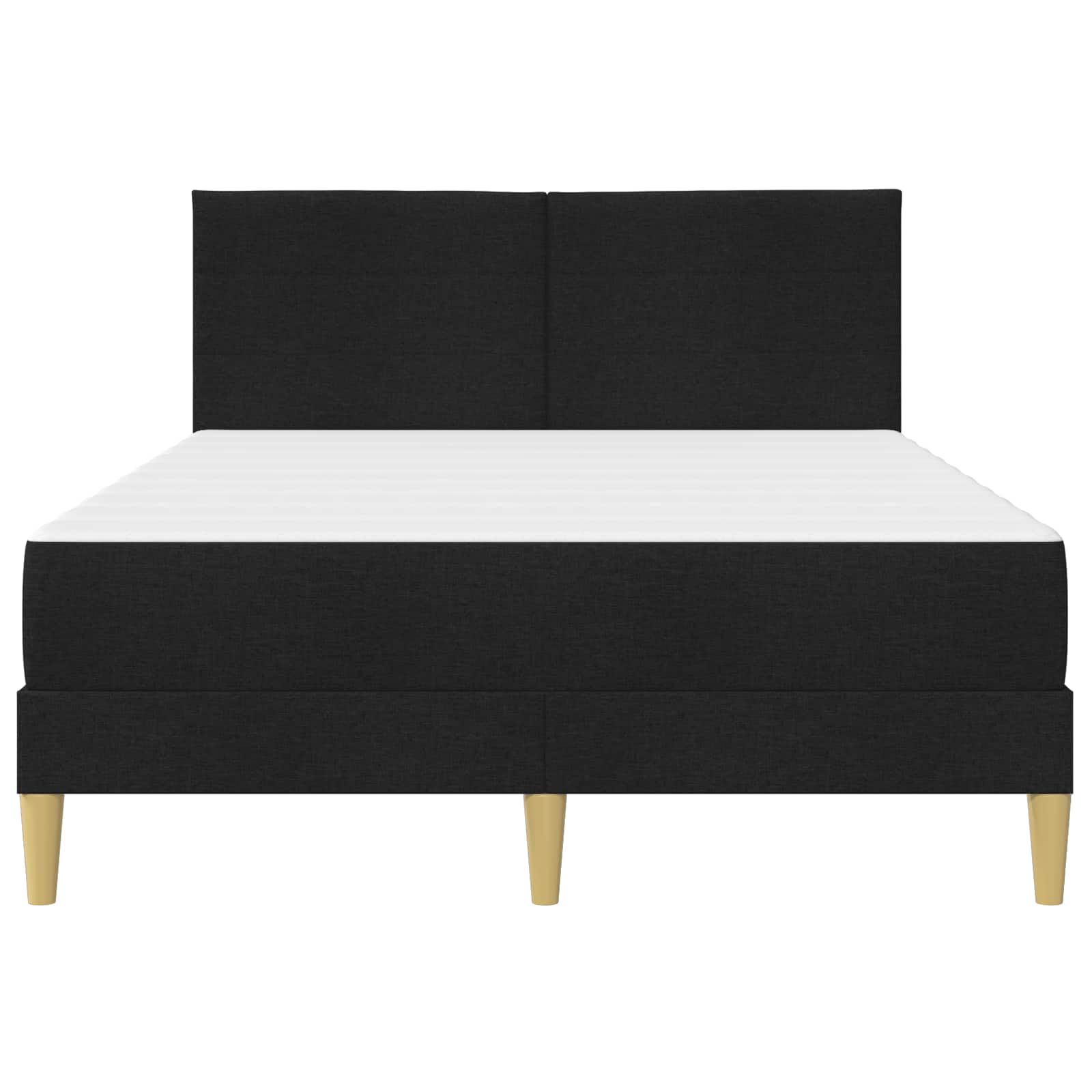 Cadre de lit Noir 140 x 190 cm Polyester - XIOS
