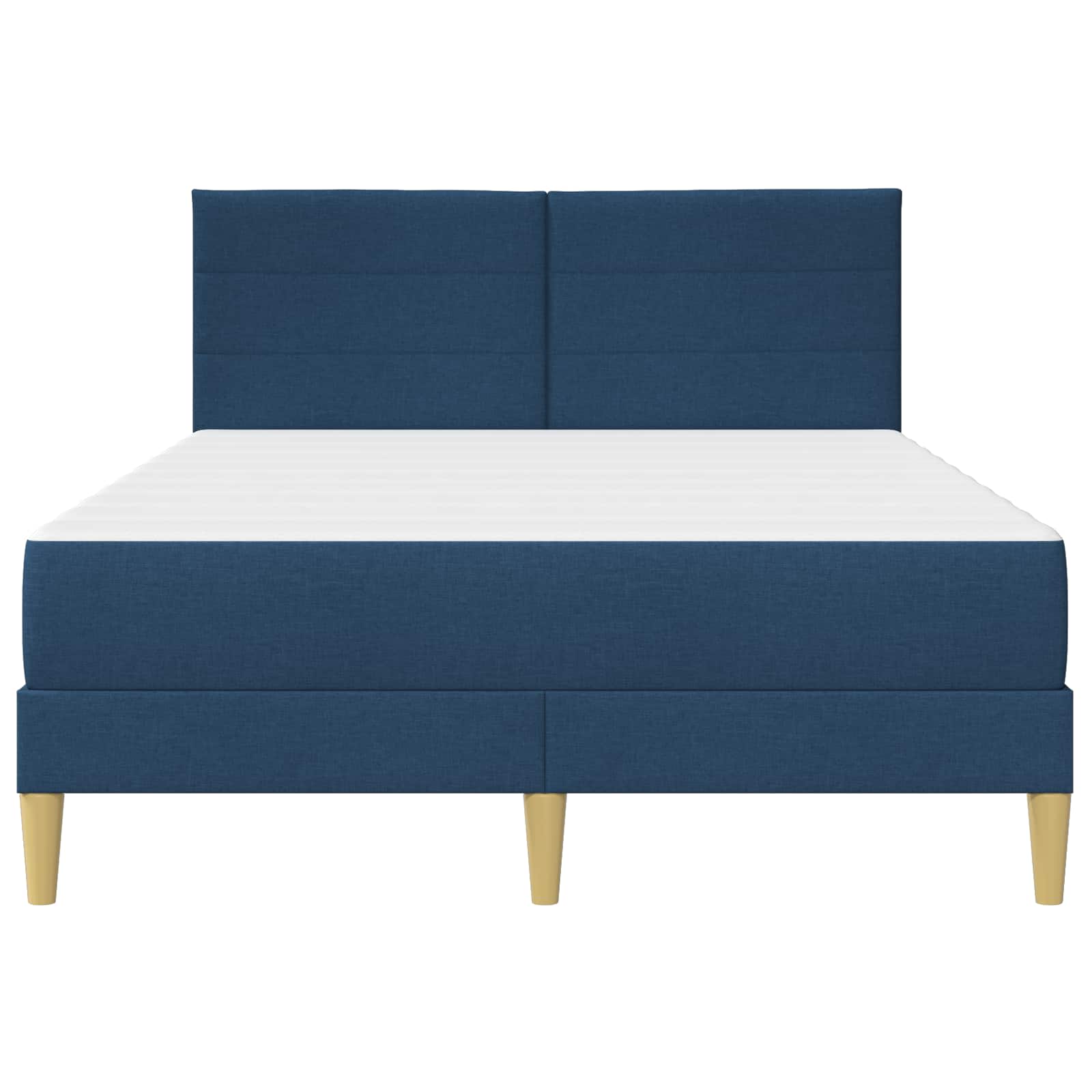 Cadre de lit Bleu 140 x 190 cm Polyester - XIOS