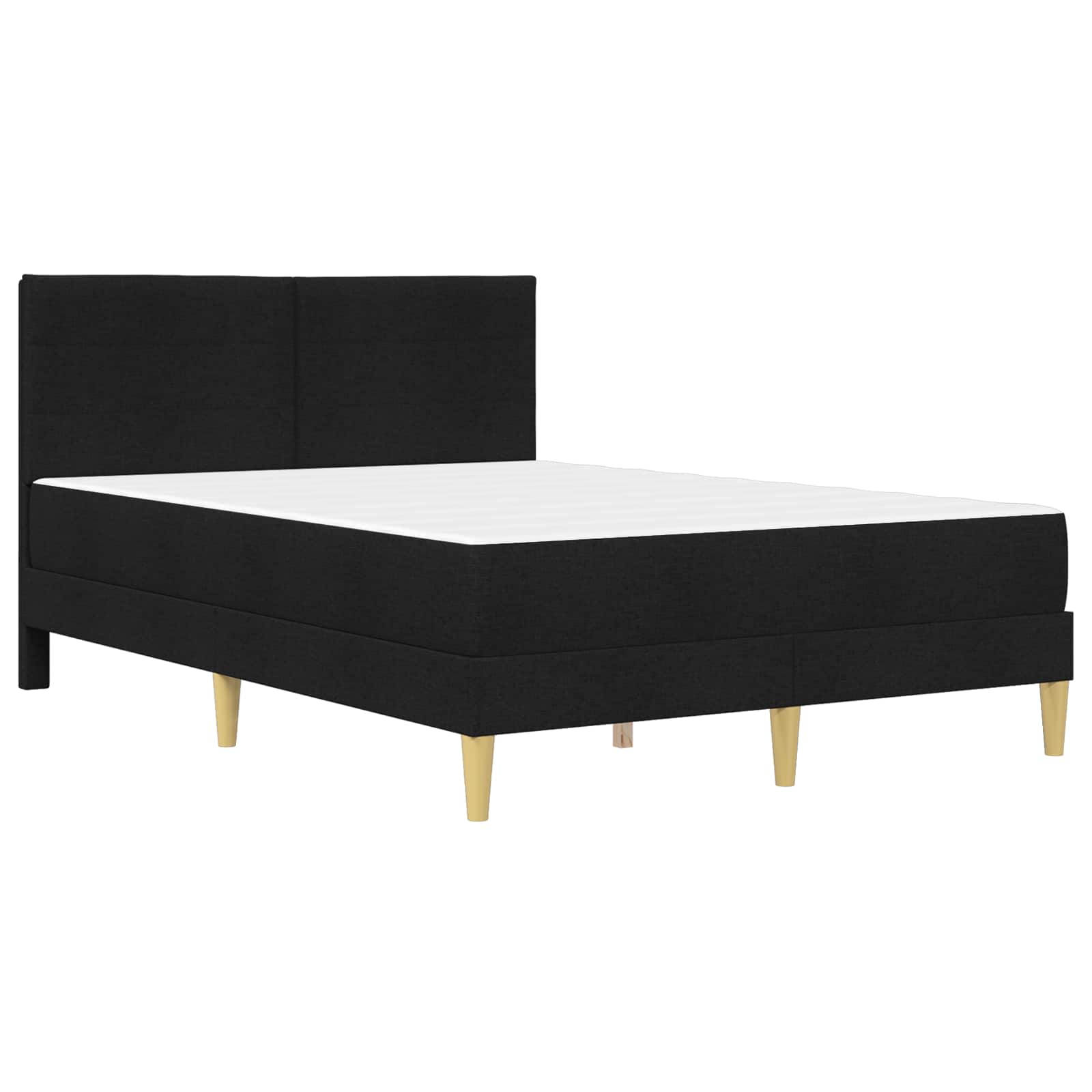 Cadre de lit Noir 140 x 200 cm Polyester - XIOS