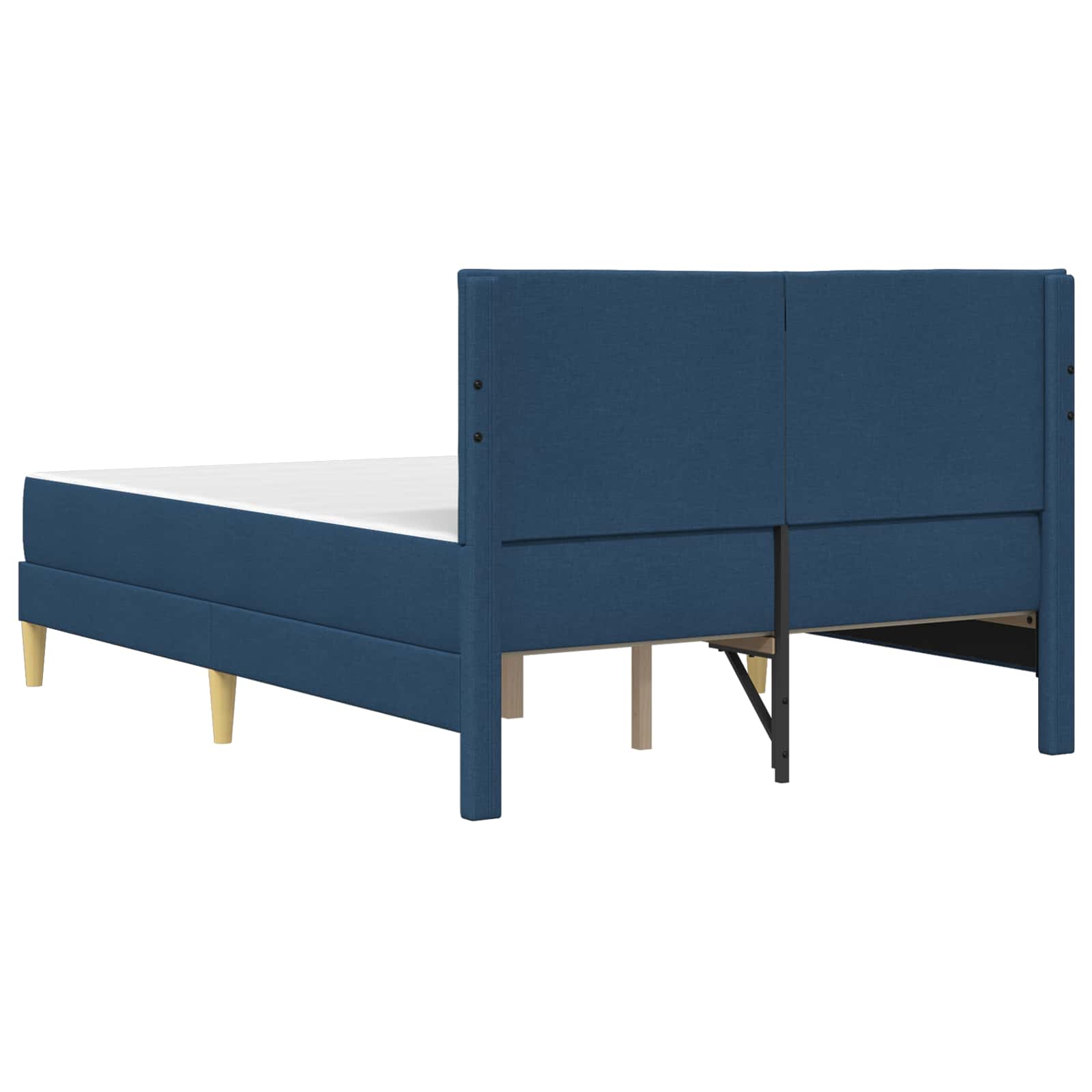 Cadre de lit Bleu 160 x 200 cm Polyester - XIOS