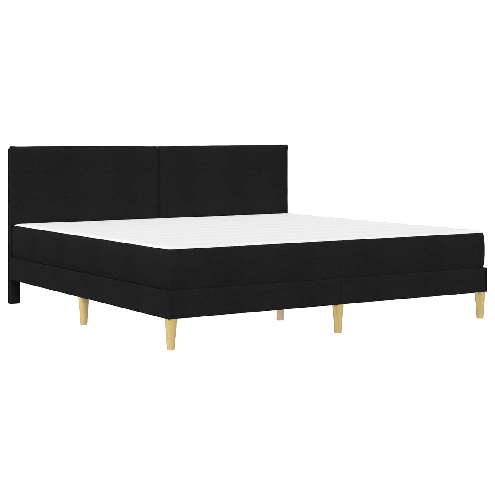 Cadre de lit Noir 180 x 200 cm Polyester - XIOS