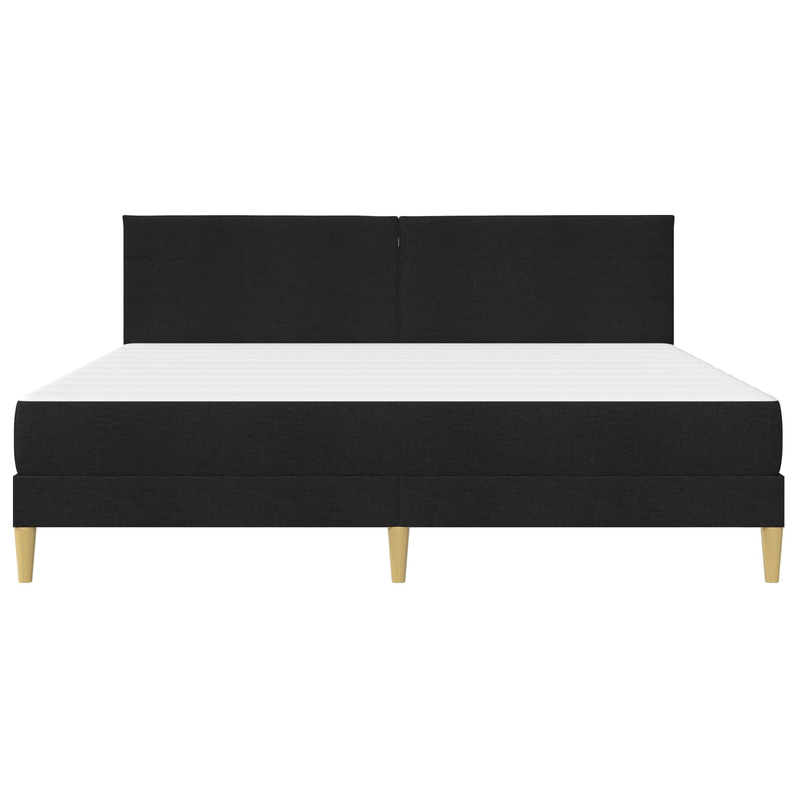 Cadre de lit Noir 180 x 200 cm Polyester - XIOS