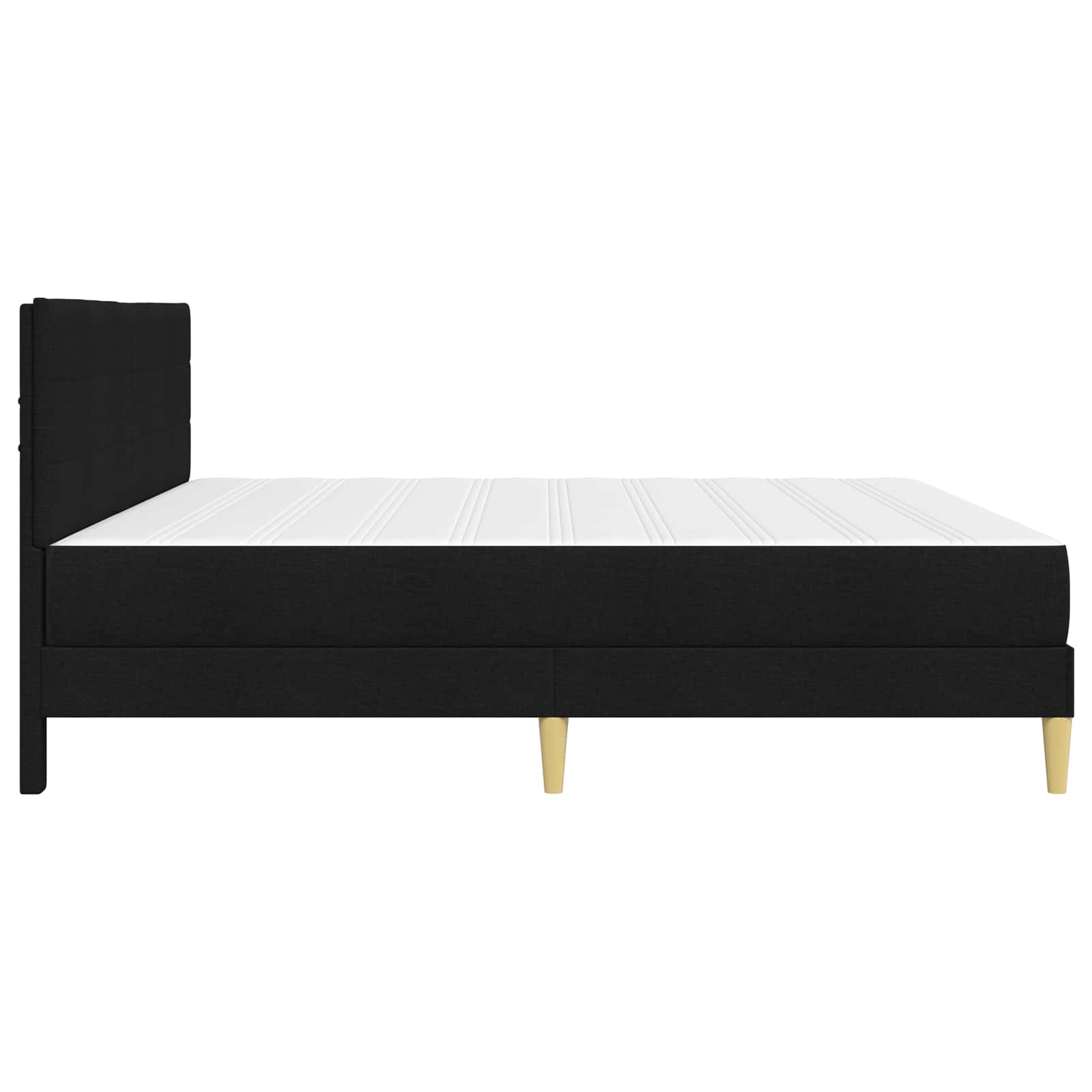 Cadre de lit Noir 180 x 200 cm Polyester - XIOS