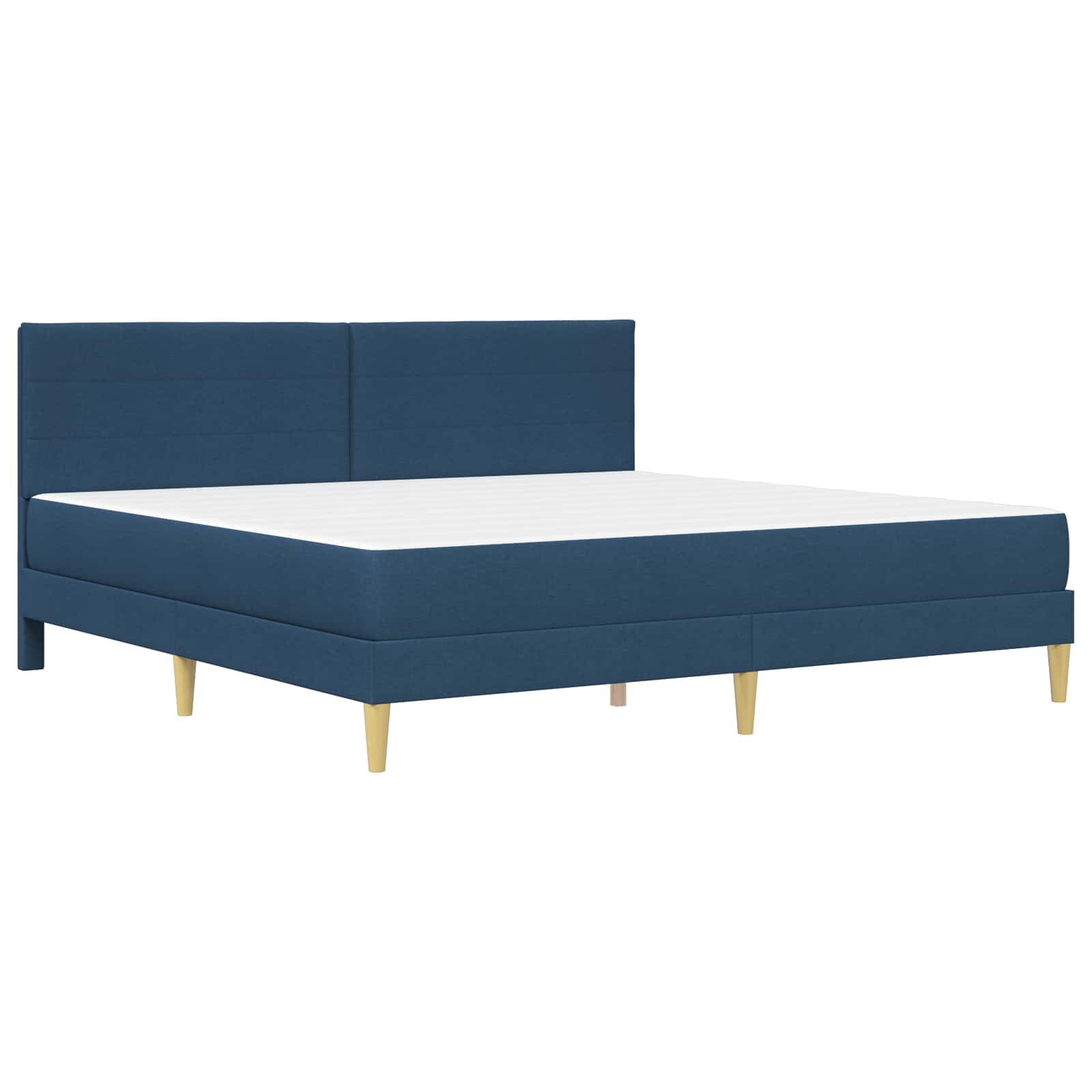 Cadre de lit Bleu 180 x 200 cm Polyester - XIOS