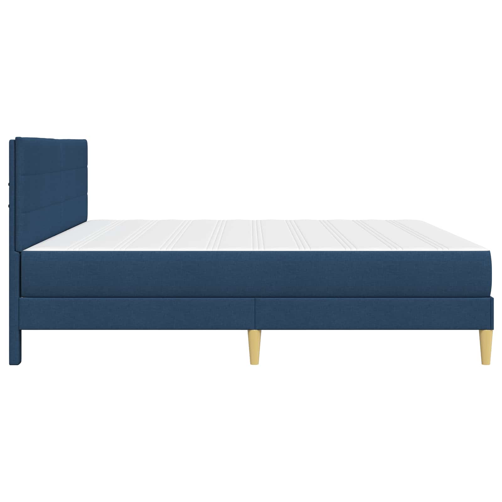 Cadre de lit Bleu 180 x 200 cm Polyester - XIOS