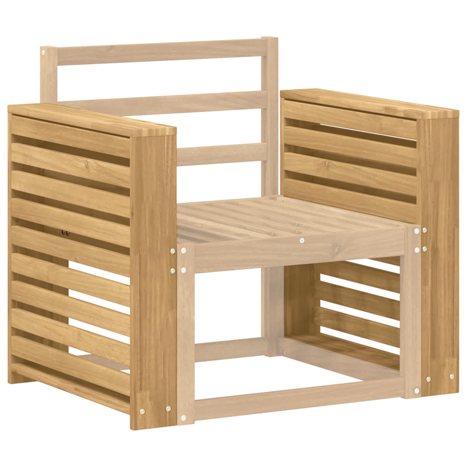 Module d'accoudoirs 2 pcs Blanc 58,5 x 10 x 61 cm