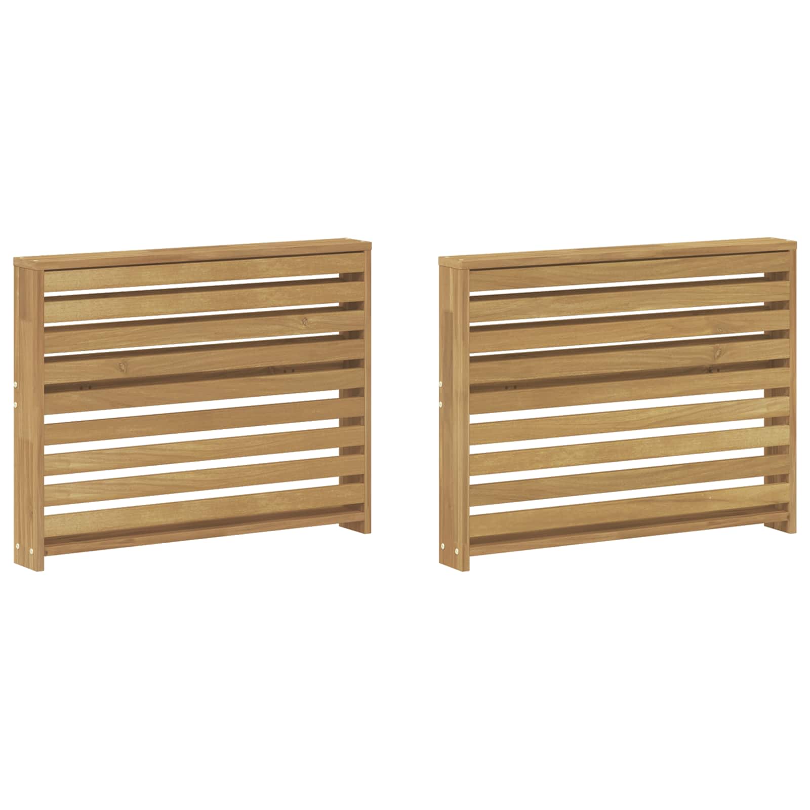 Module d'accoudoirs 2 pcs Blanc 78,5 x 10 x 61 cm